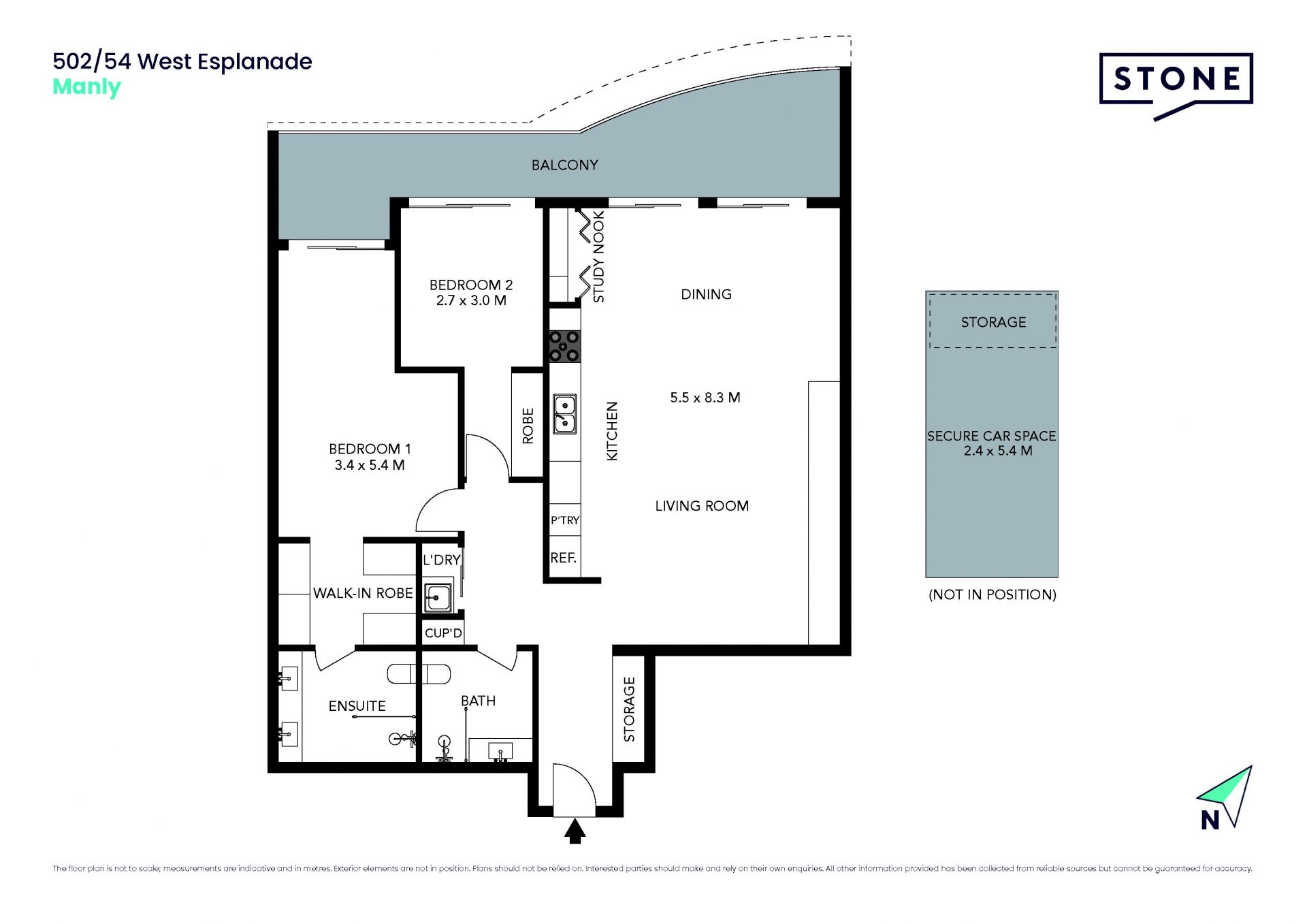 North facing resort-style luxury living by the village and wharf