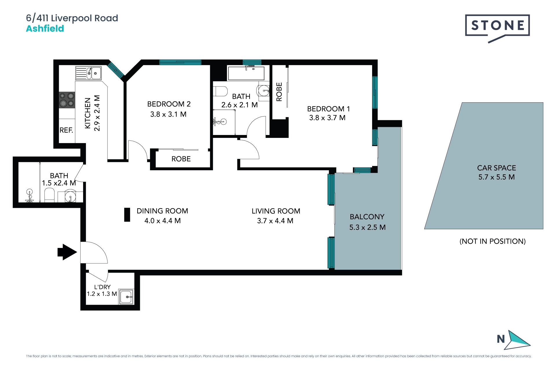 Stylish and whisper quiet location