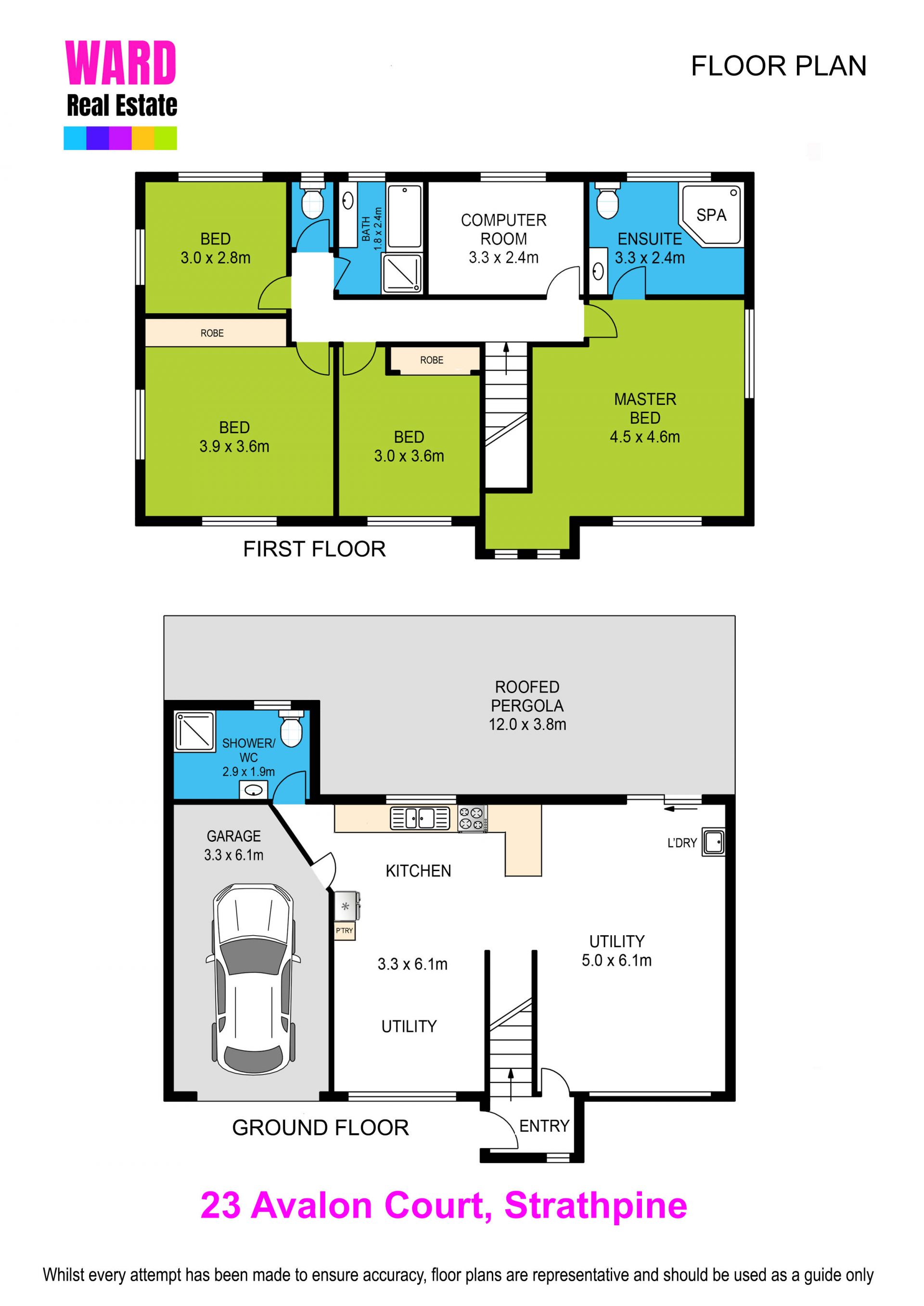 4 BEDROOMS PLUS ROOM FOR A SHED
