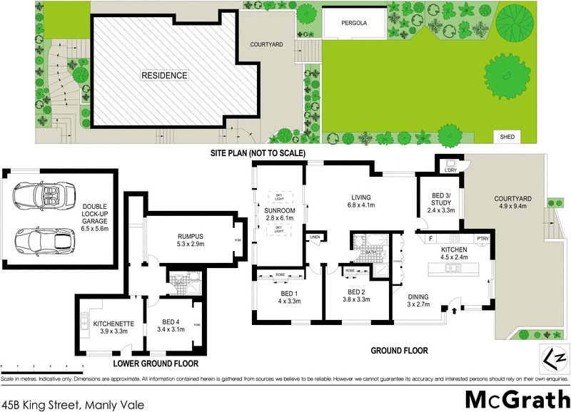 Versatile family living in sunny northerly setting