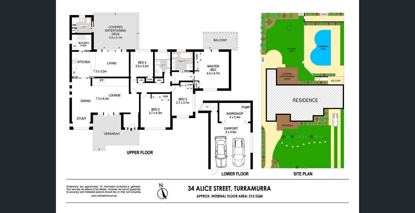 Four bedroom family home in treelined street
