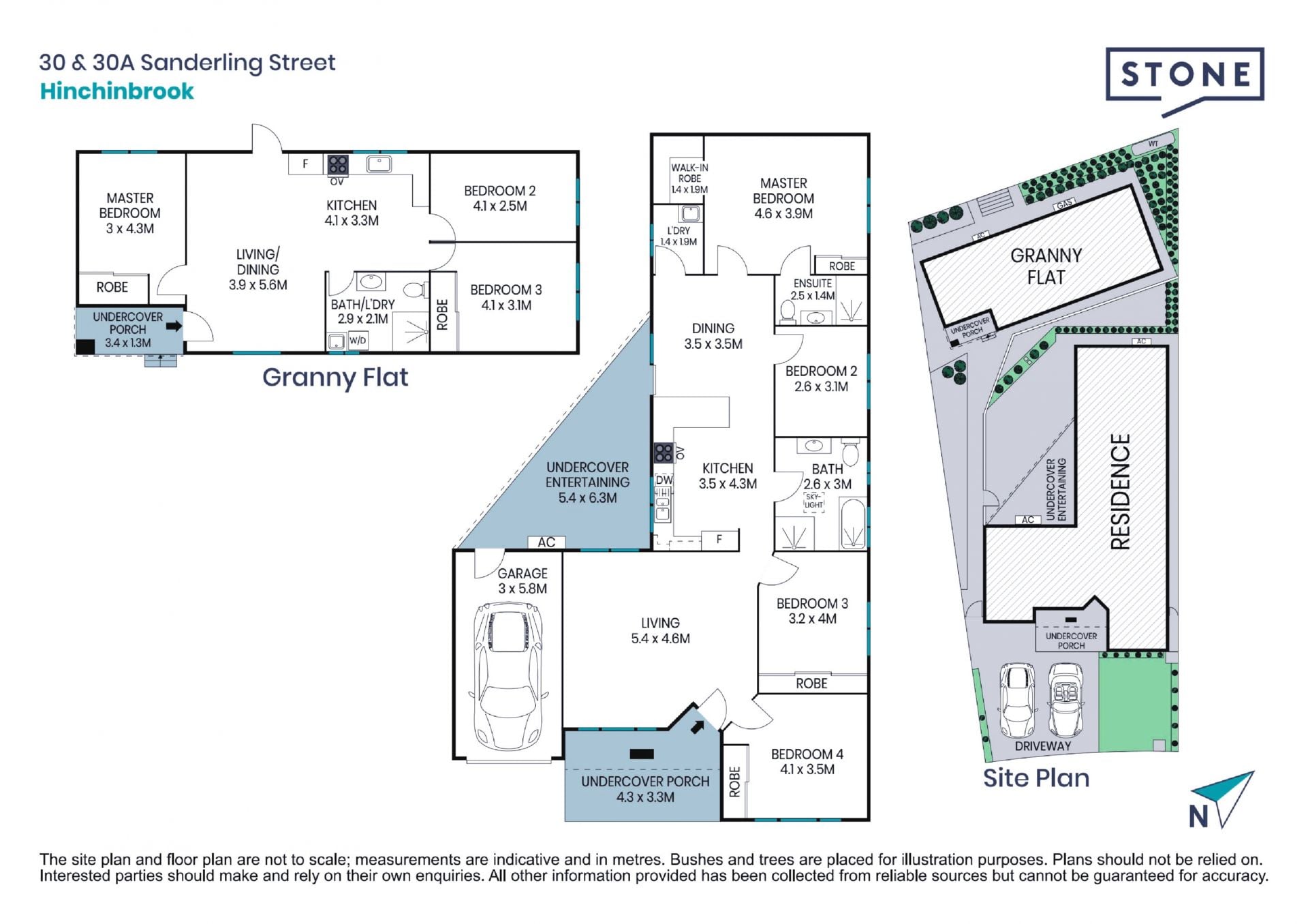 Spacious four-bedroom home with separate granny flat
