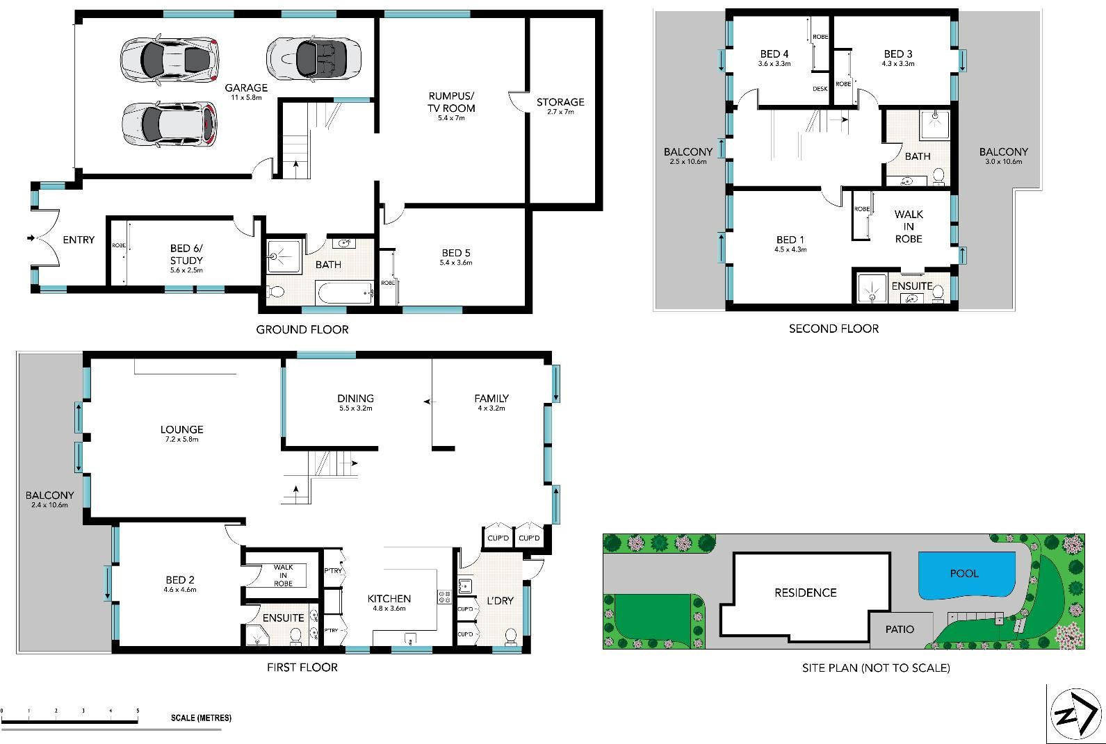 Substantial executive entertainer with harbour views