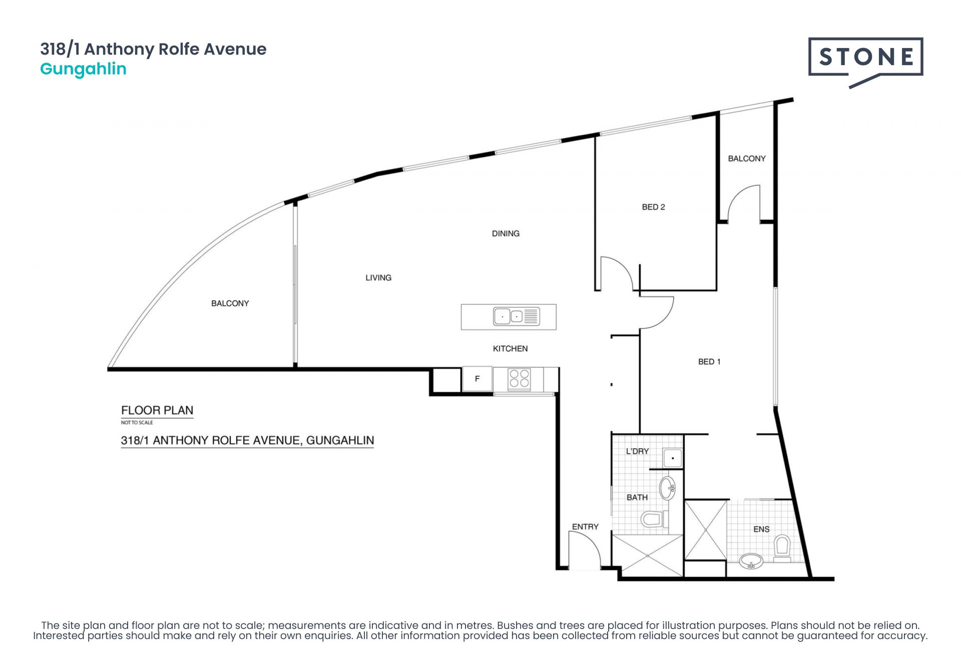 95sqm apartment with soaring views over Yerrabi Pond