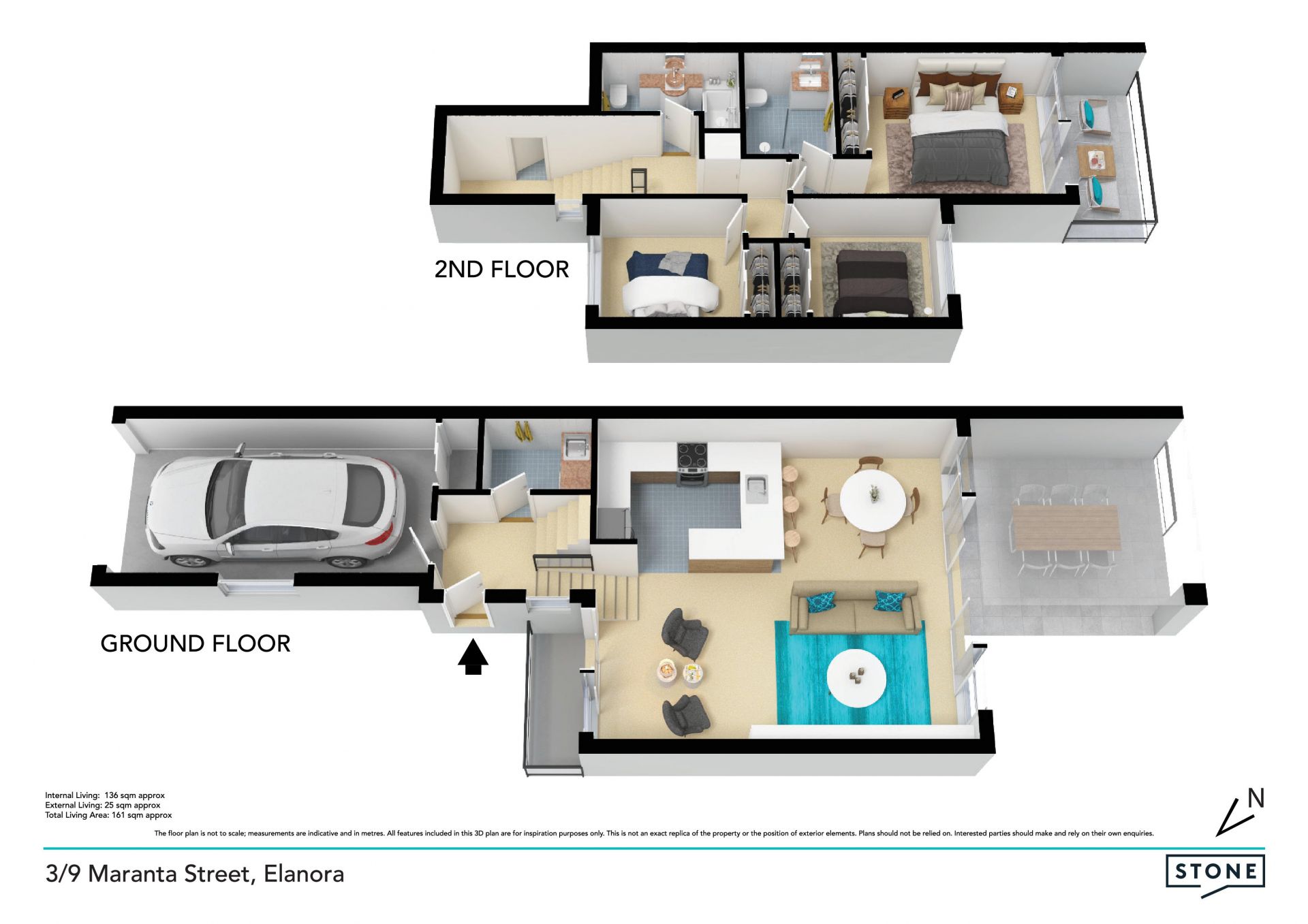 Immaculate townhouse in quiet sought-after address