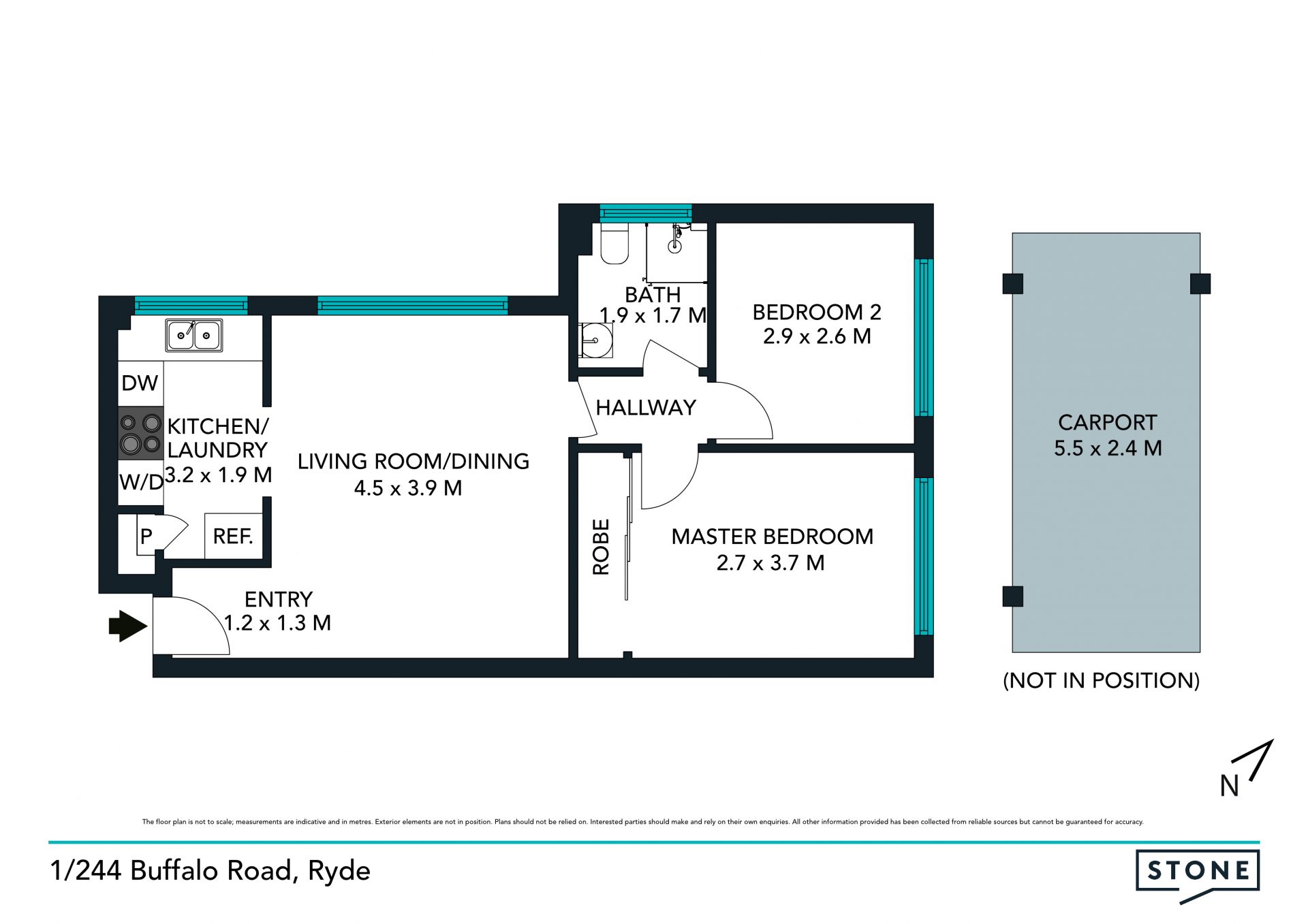 Well-maintained apartment in ideal location