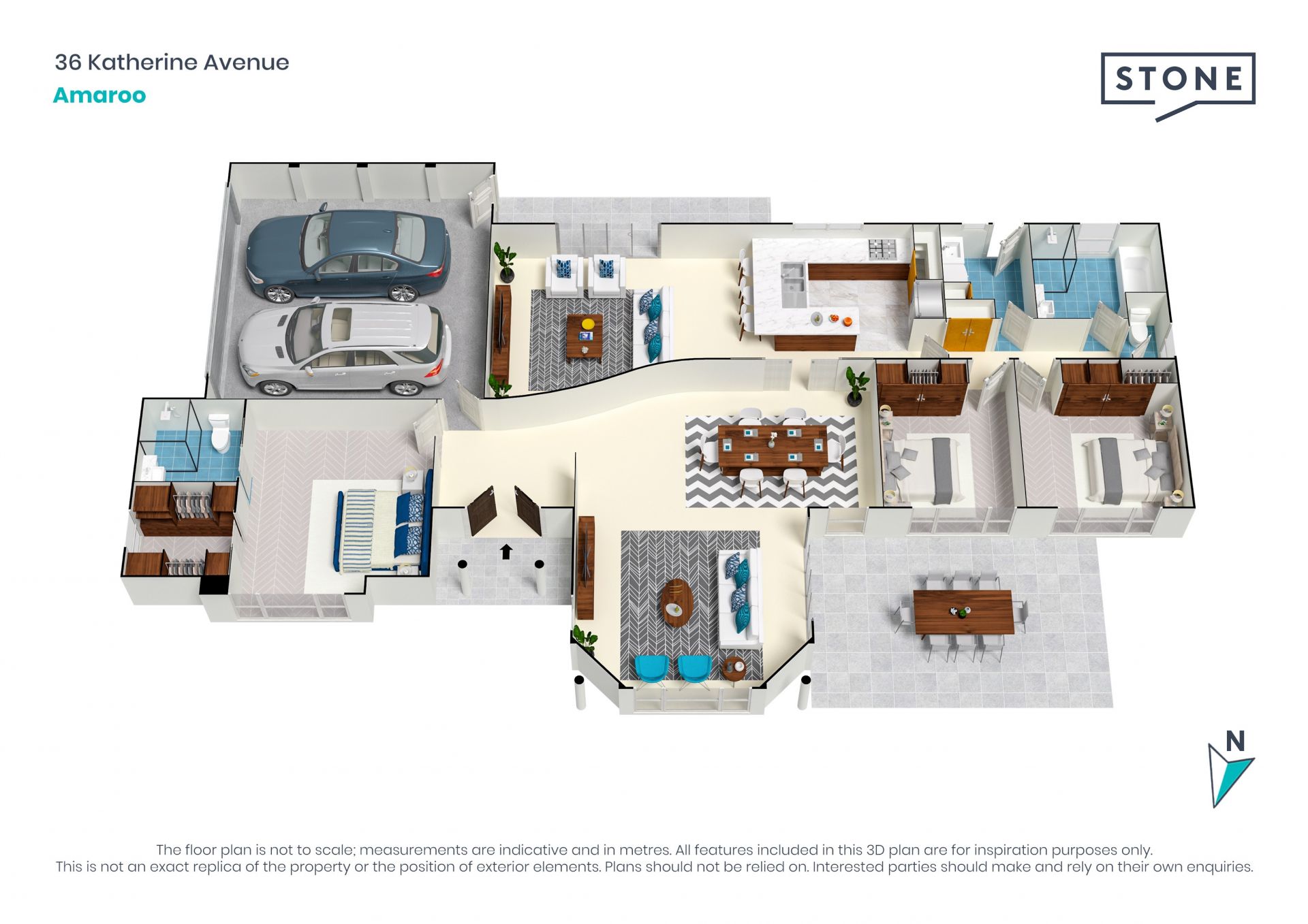 230sqm three bedroom residence just moments to Yerrabi Pond.