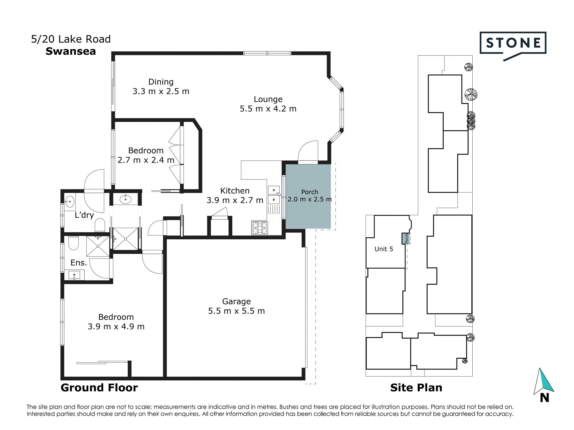 Spacious villa, easy stroll to shops and lakefront
