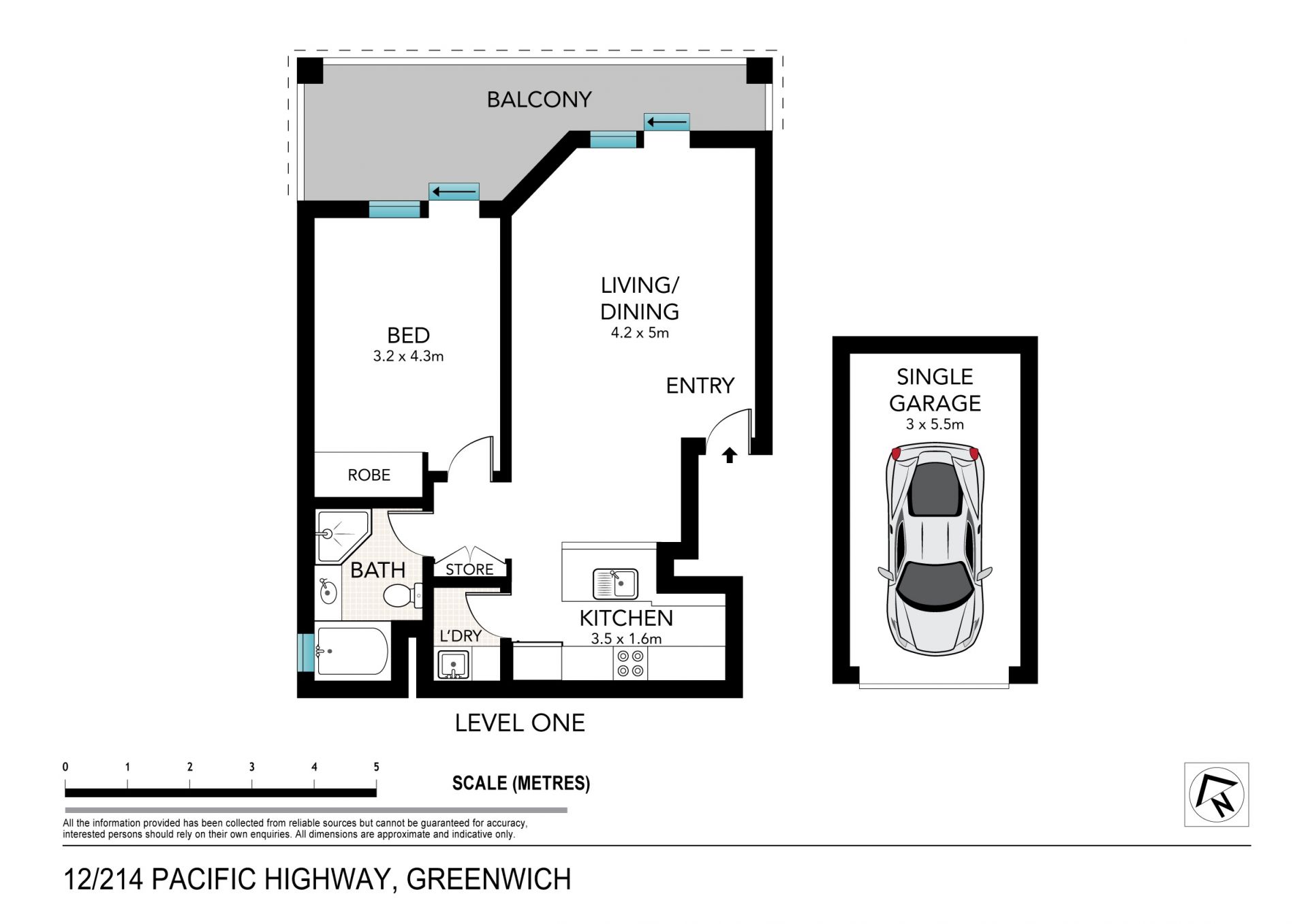 Modern apartment in central locale