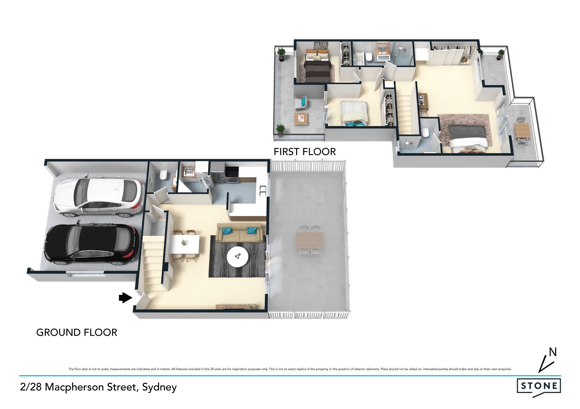 Modern townhome in resort style pet friendly 'Blair Athol' complex