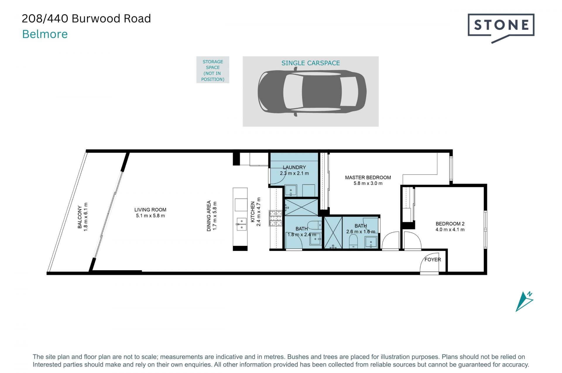 Stylish and Spacious 2-Bedroom Apartment in the Heart of Belmore