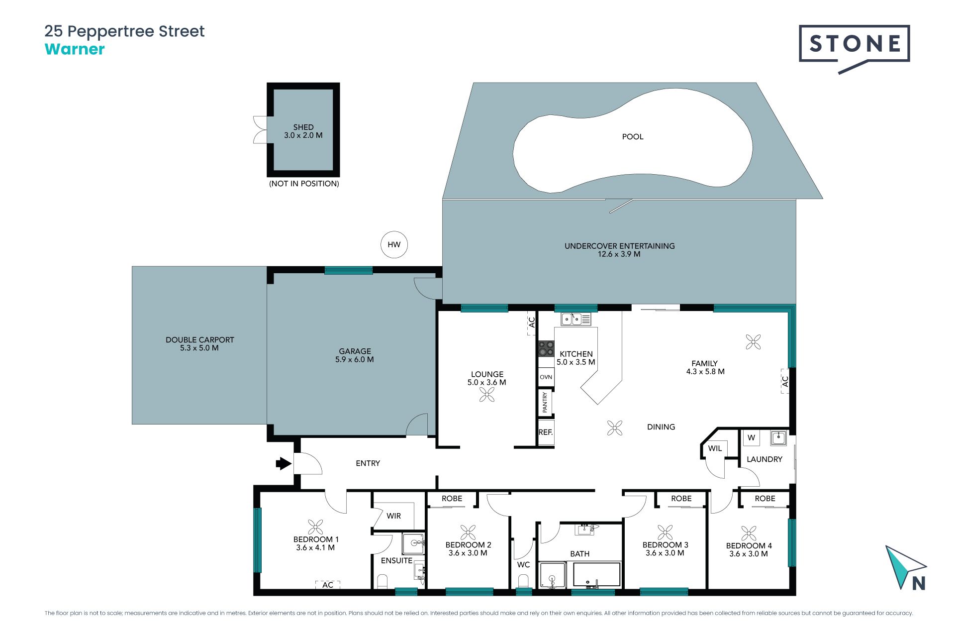 Family Home plus Outdoor Living