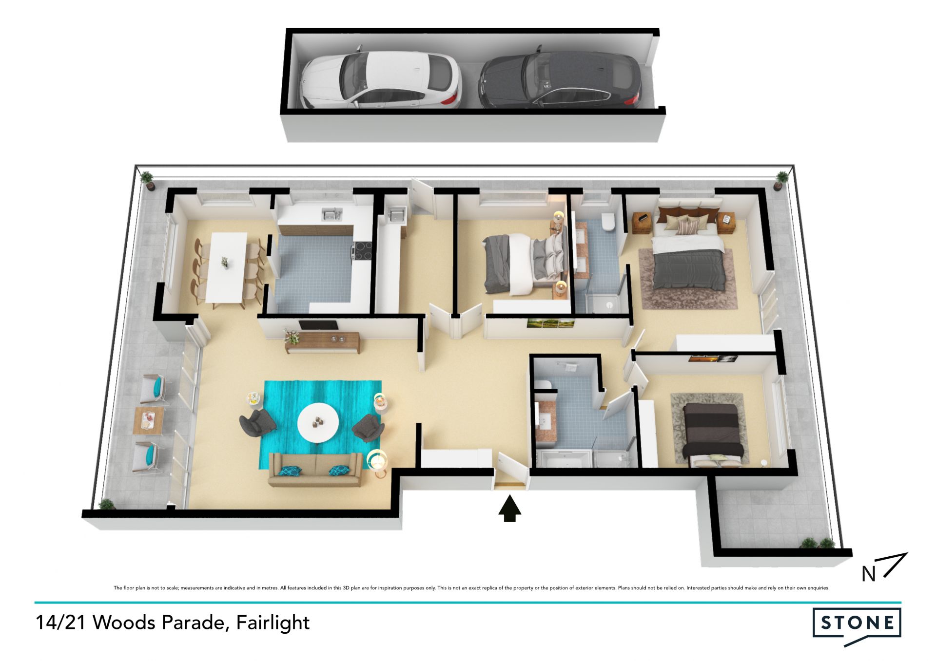 Sub penthouse with 270-degree views