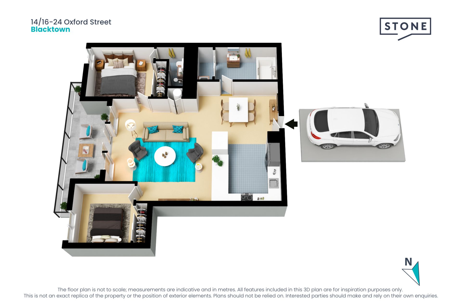 Modern Comfort Meets Urban Convenience: Exceptional Value! 2 Bed, 2 Bath, 1 Car Apartment in Blacktown.