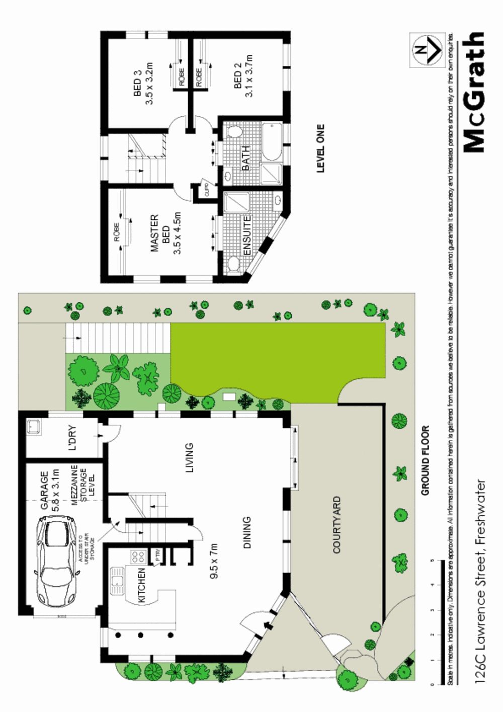 One of four townhomes in a peaceful security complex