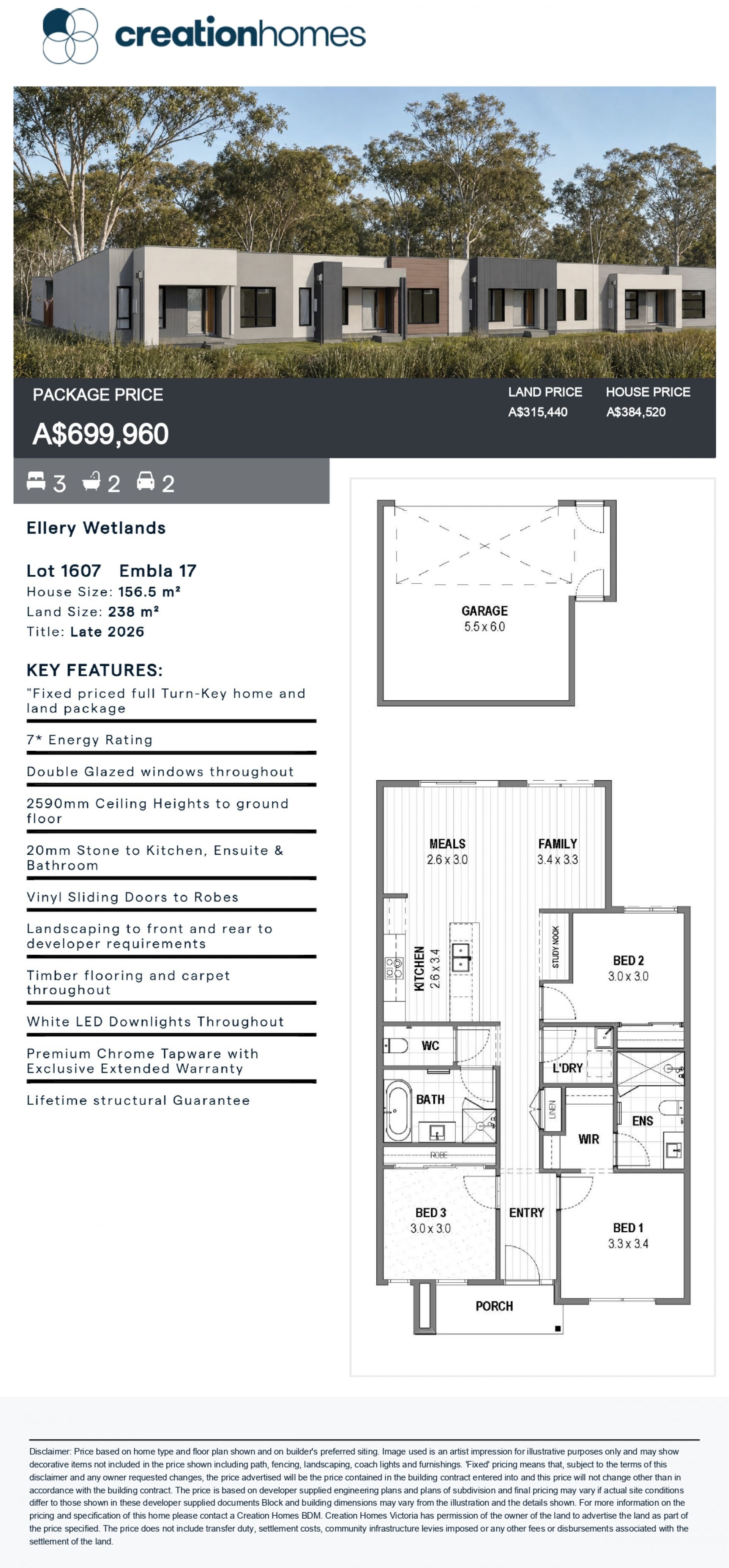 A Turn-Key Lifestyle Beside The Wetlands