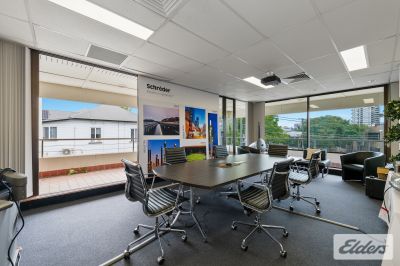 FITTED WOOLLOONGABBA OFFICE WITH 2 CAR PARKS