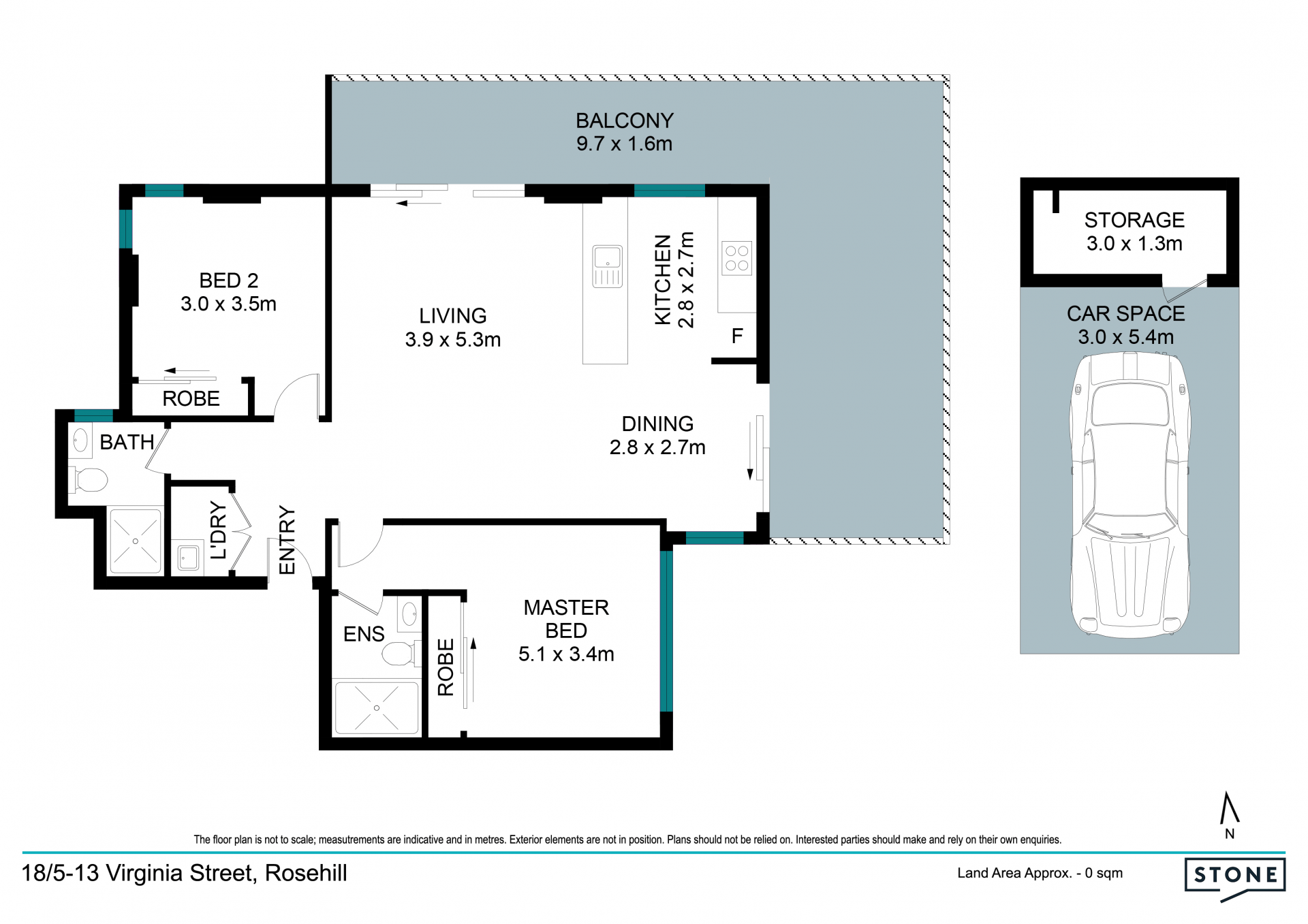 Spacious 2 Bedroom Apartment in Convenient Location