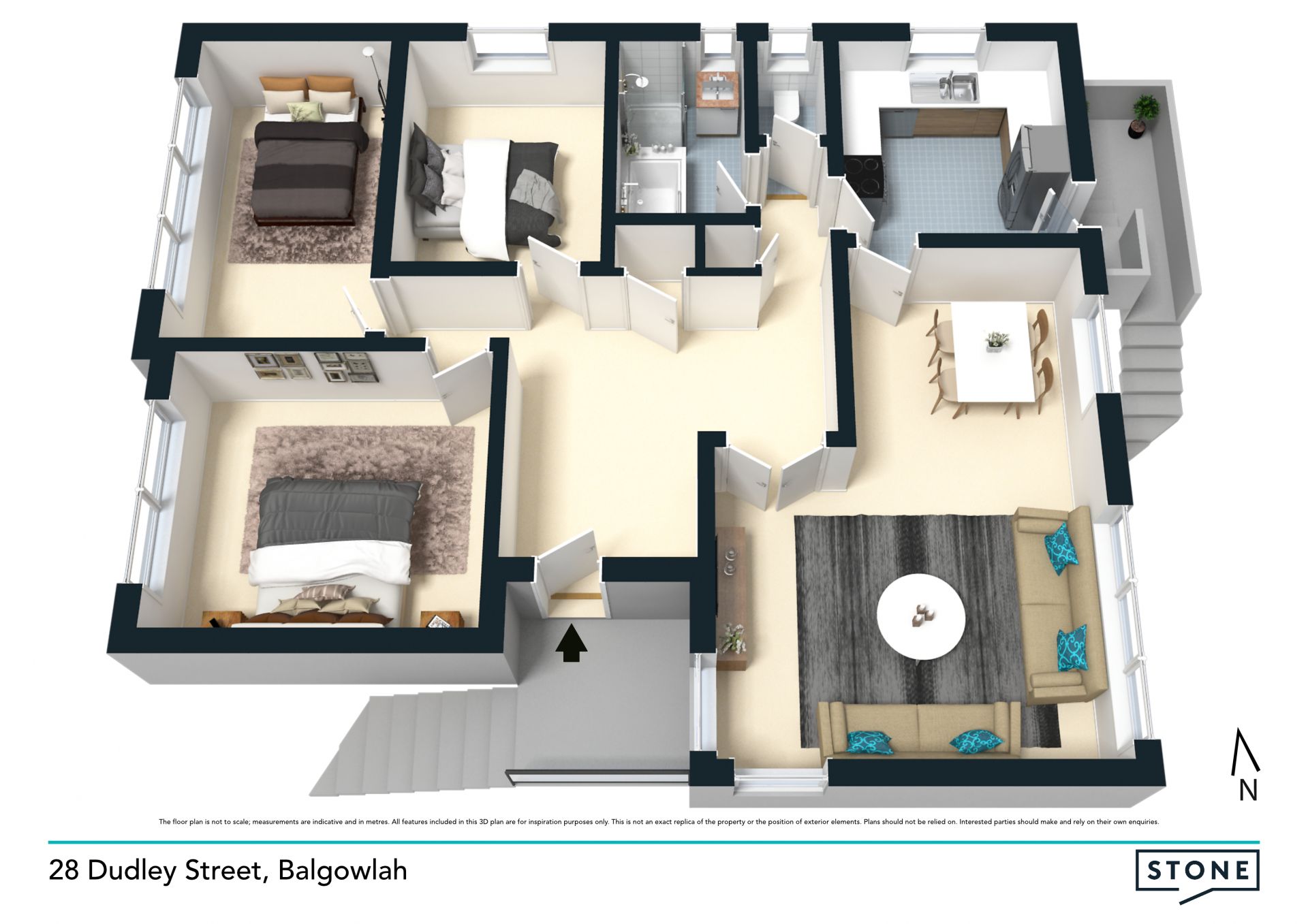 Charming Art-Deco upper duplex