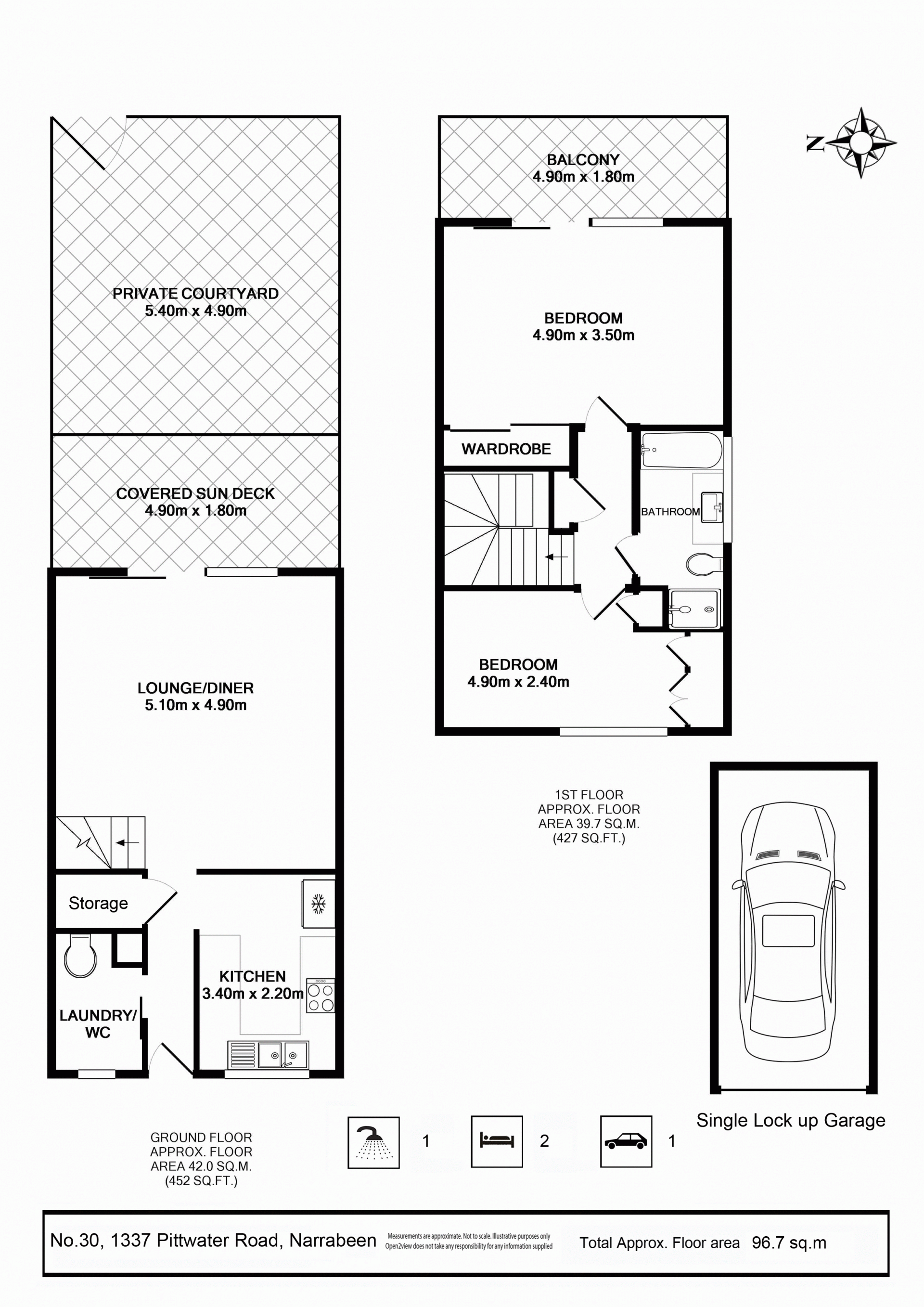 Quiet & Private, Waterside Townhome