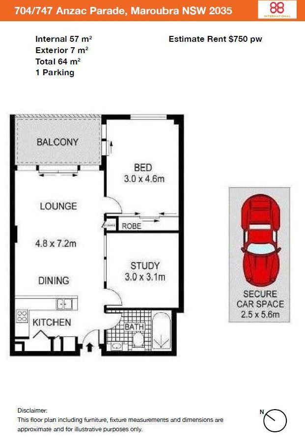 Charming 1 Bedroom + Study Home above a shopping mall - Your Dream Property!