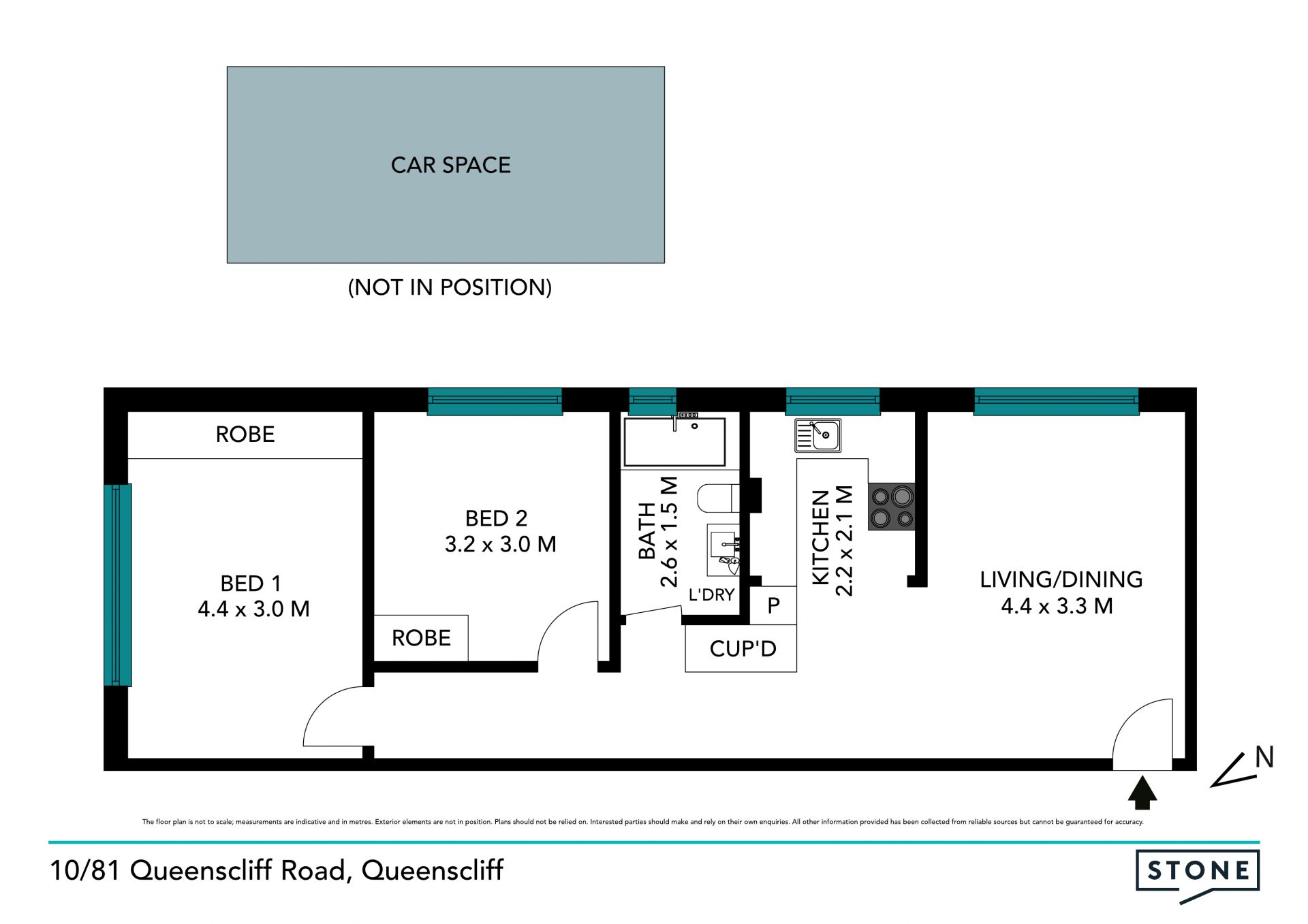 Tranquil apartment in ultimate location moments to beach