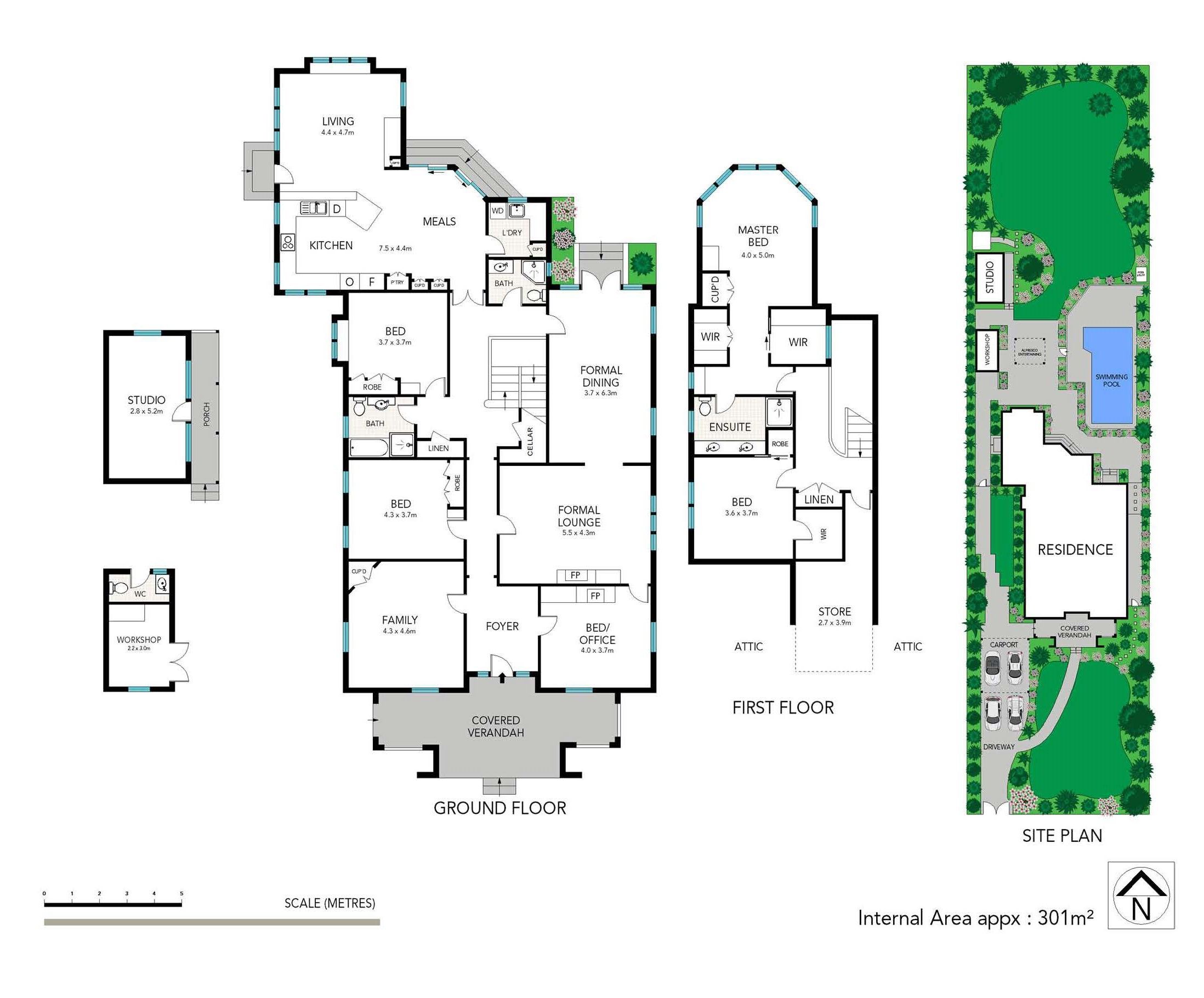 Grand landmark home in premier locale