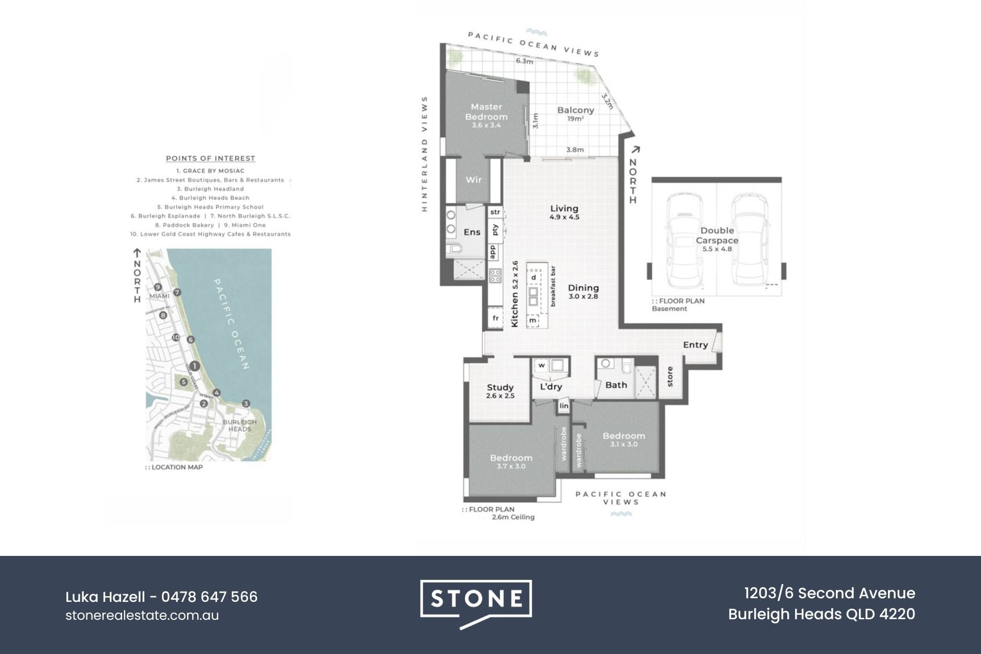 Spacious 3-Bed + Study Apartment in Award-Winning 