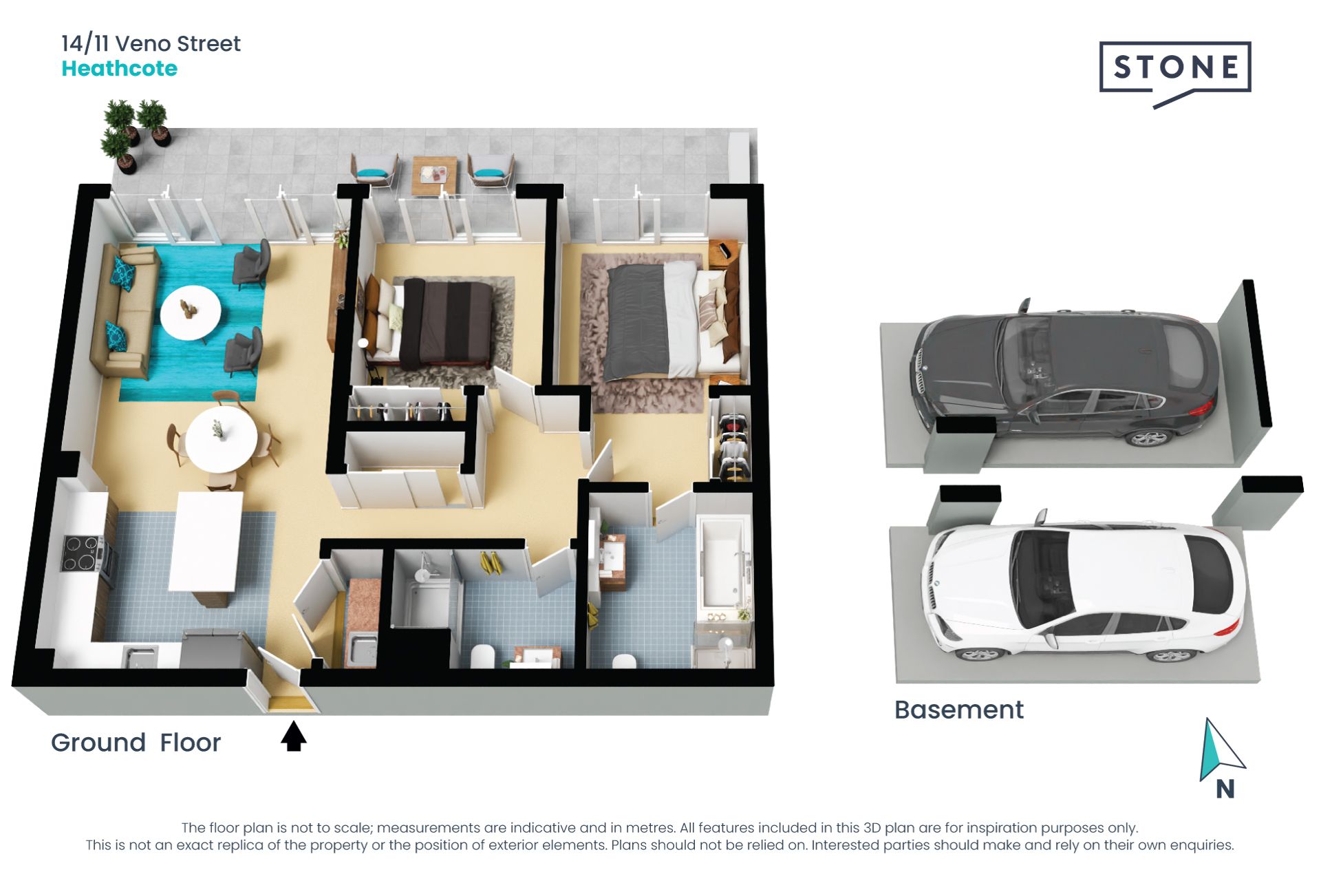 Low maintenance, quality apartment in prime location.