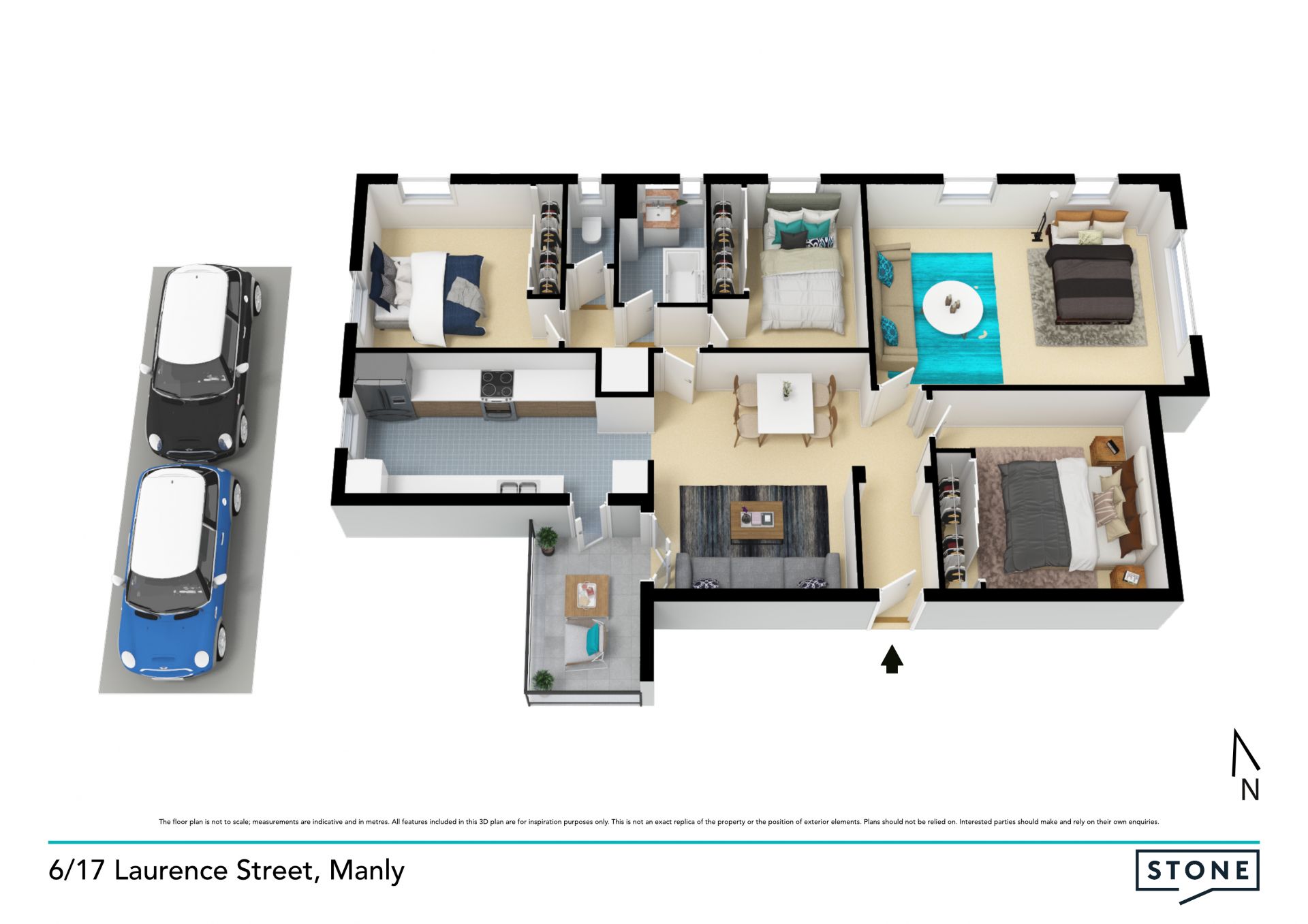 Over-sized Art deco apartment moments from Manly