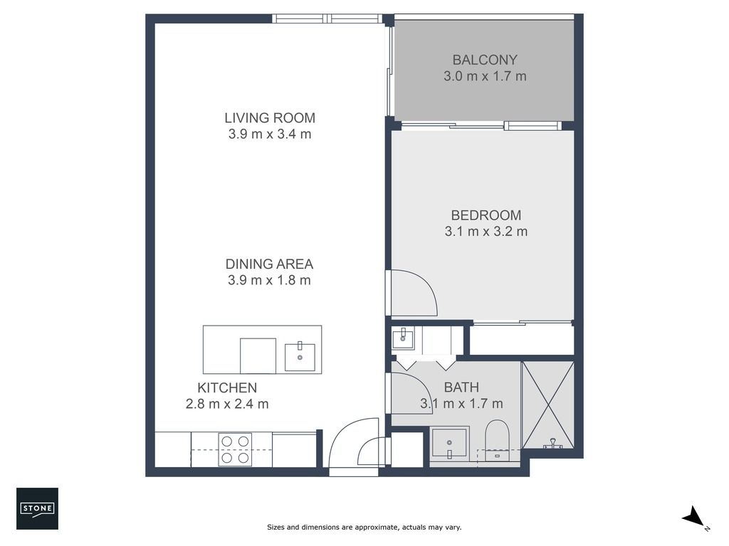Executive one-bedroom apartment in the Capitol building