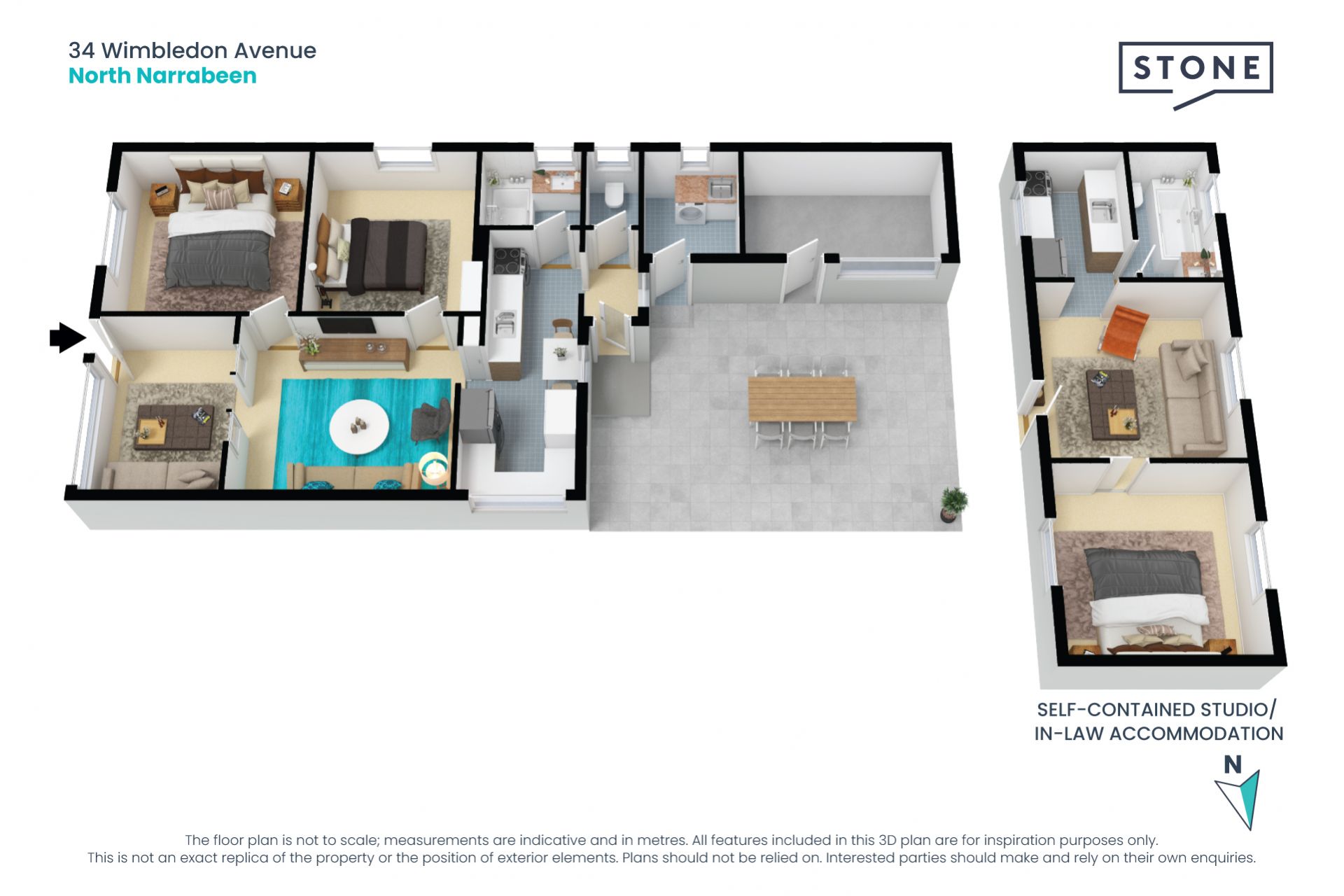 Paradise with versatile layout 50m from the Lake
