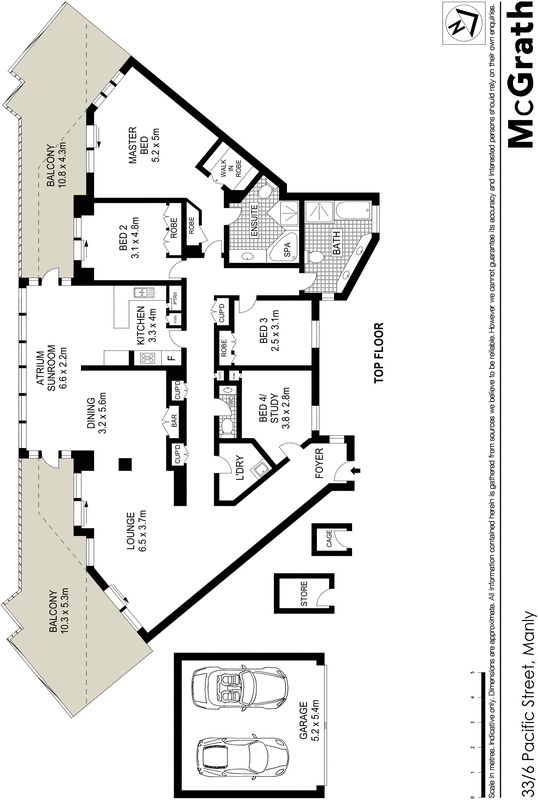 Extraordinary top floor apartment, direct views