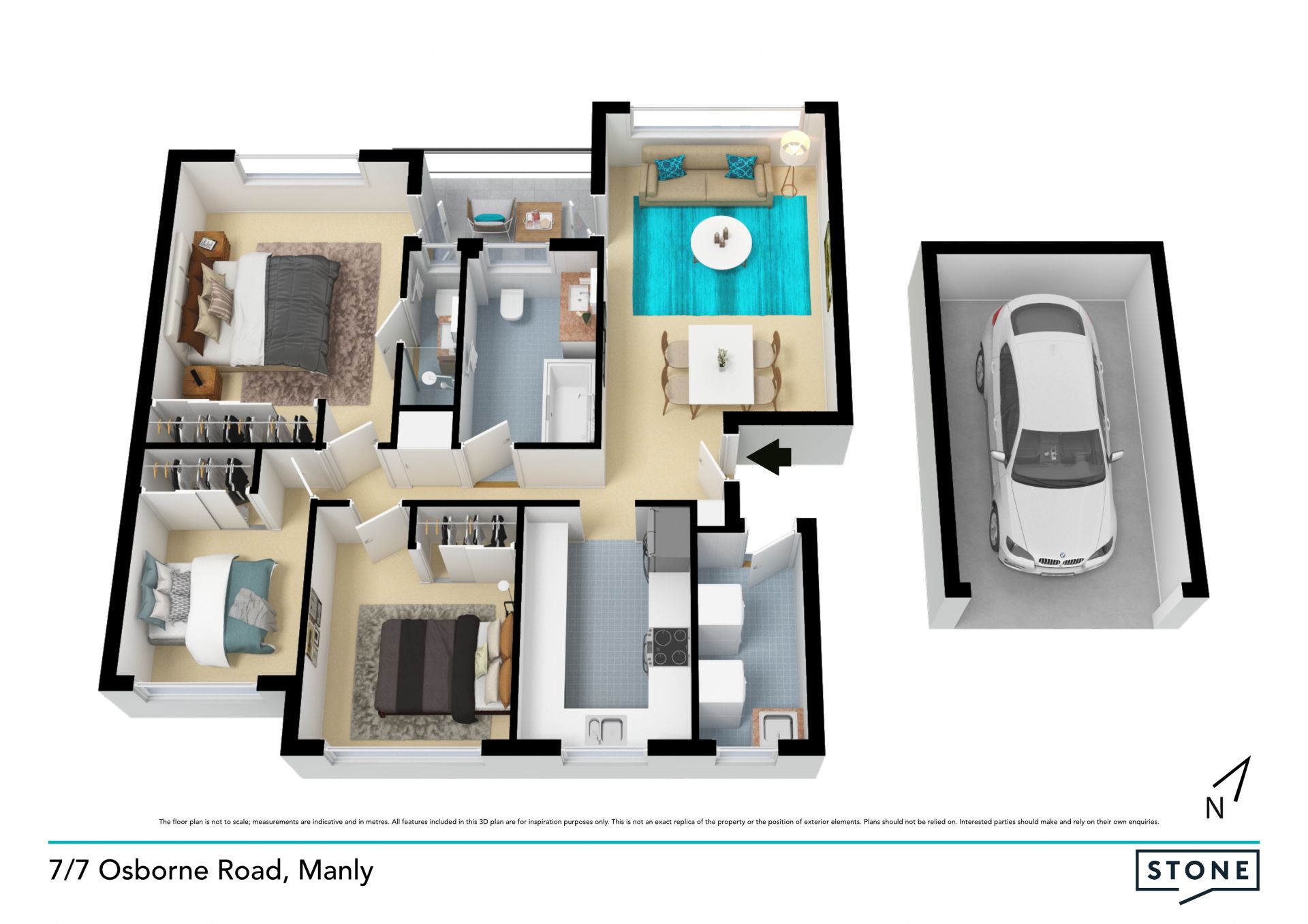 Beautifully presented apartment on Eastern Hill