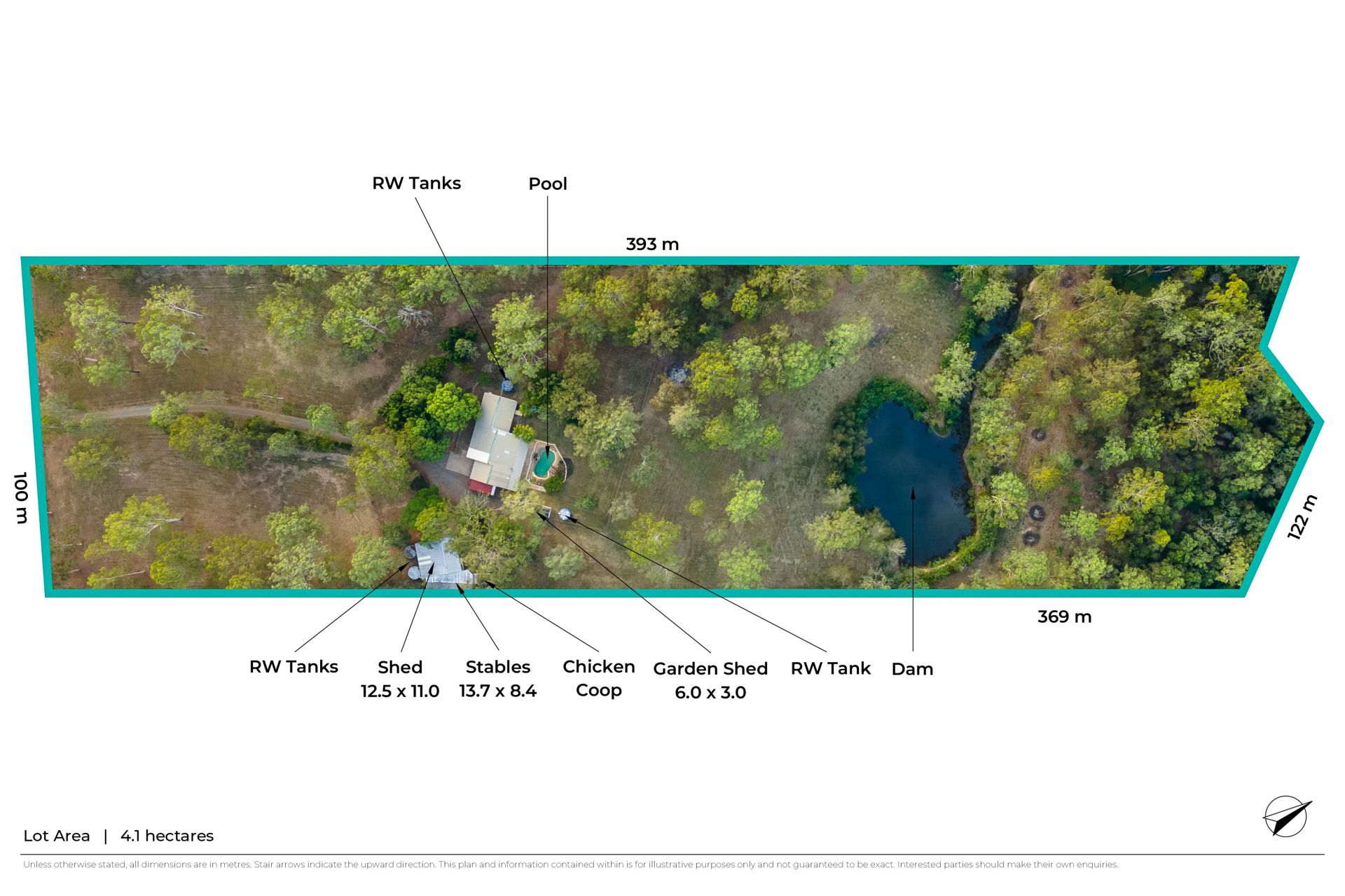 GRANNY FLAT + 10 ACRES + HORSE STABLES + POOL