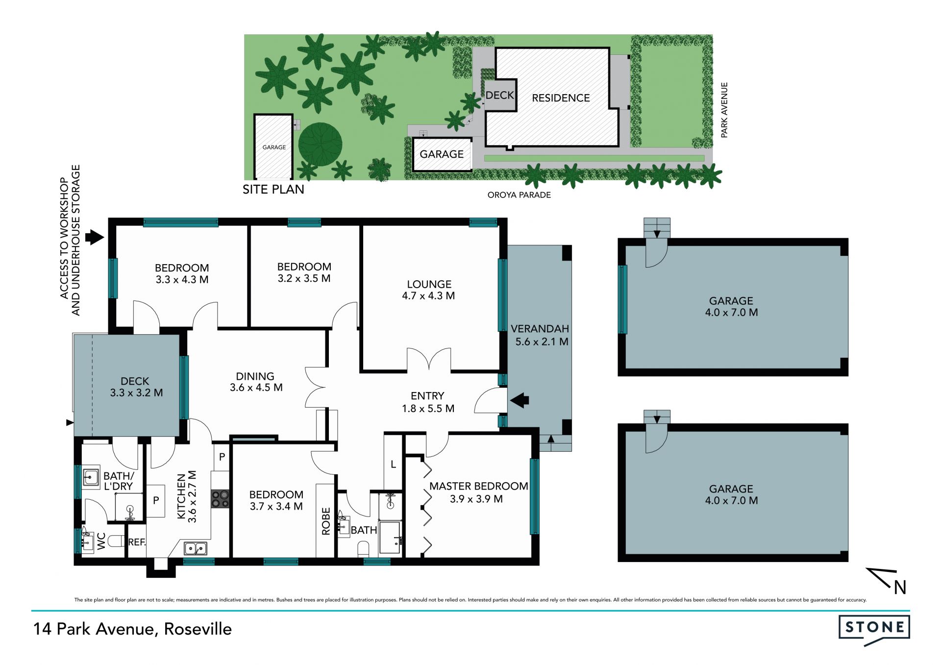 Non-conservation classic with level north to rear land