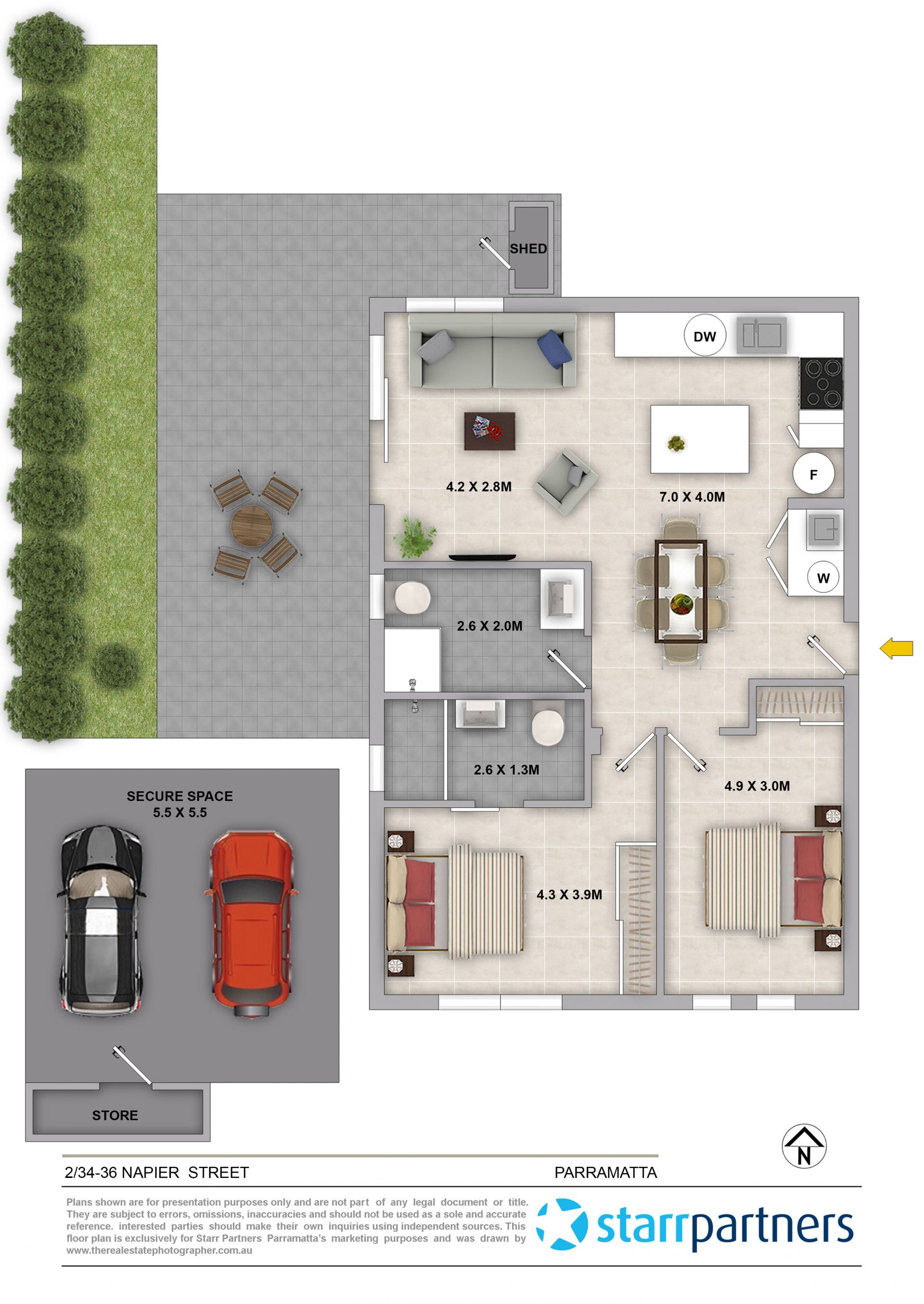Stunning Two Bedroom Apartment