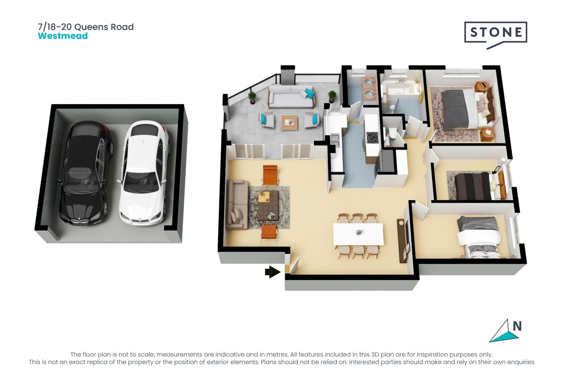 Sophisticated Three-bedroom Haven