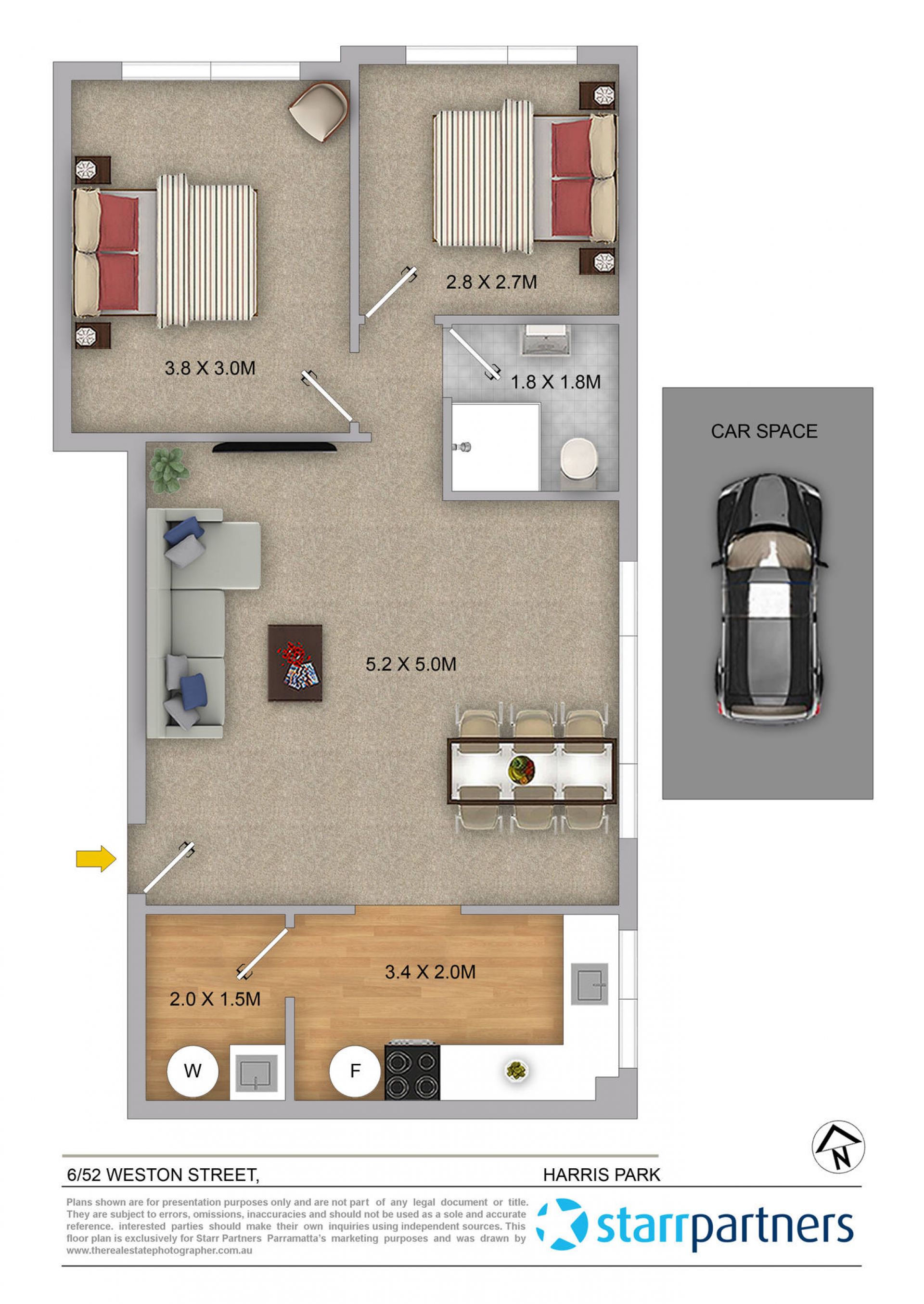 Open Plan Living in a Boutique Block