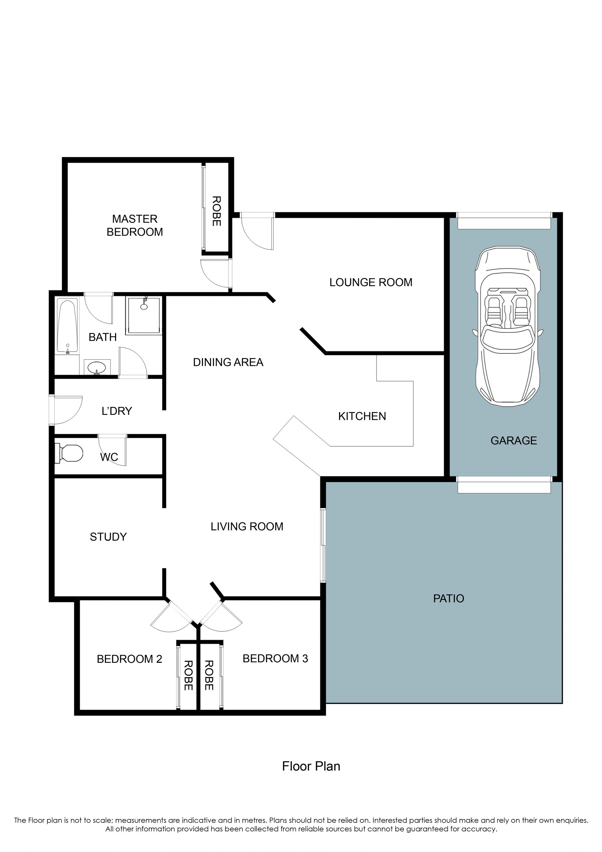 3 BEDROOM PLUS STUDY & POOL