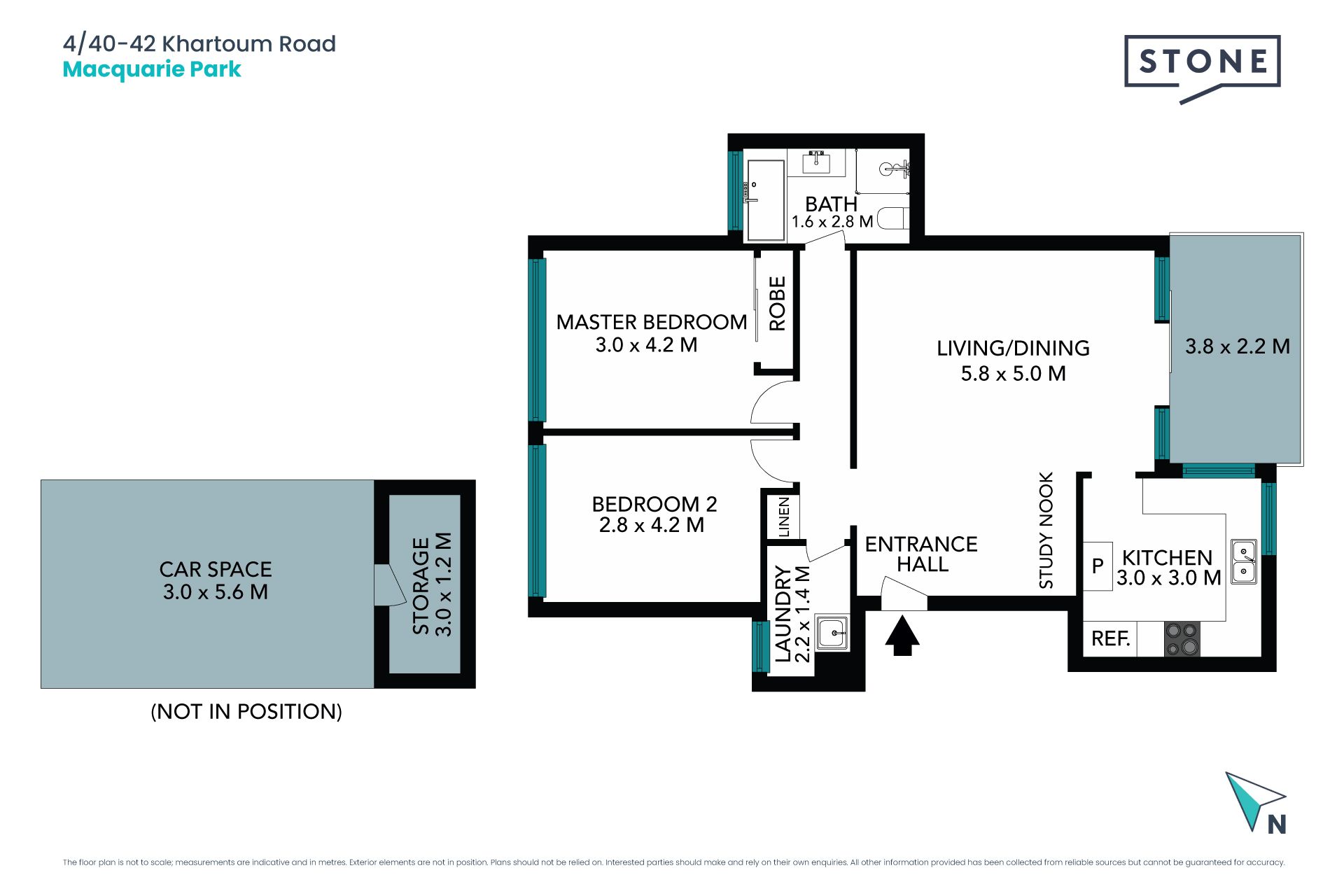 Extremely easy, light-filled and renovated