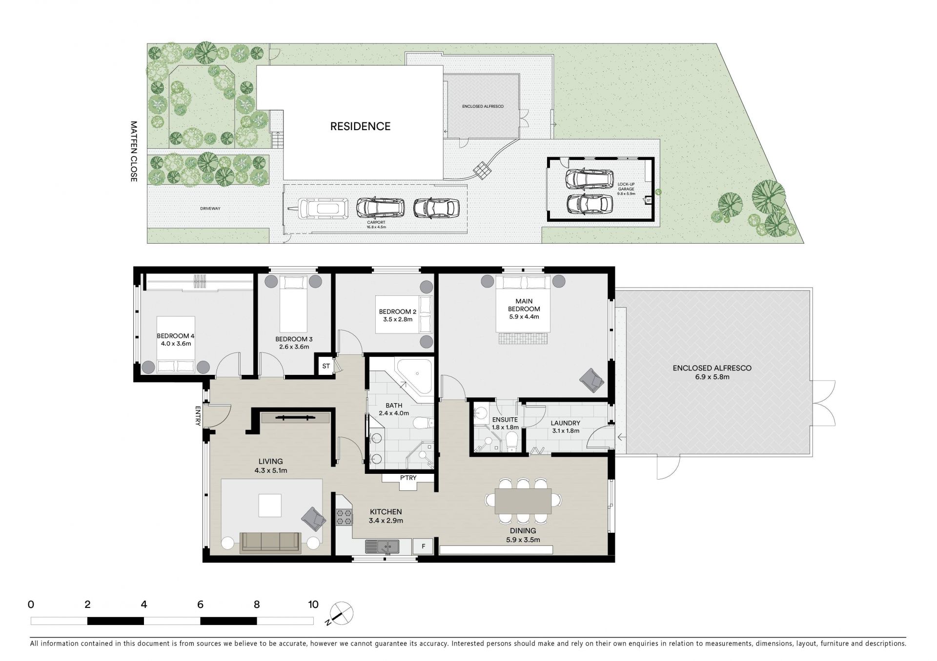 Quality family entertaining with unmatched garaging options