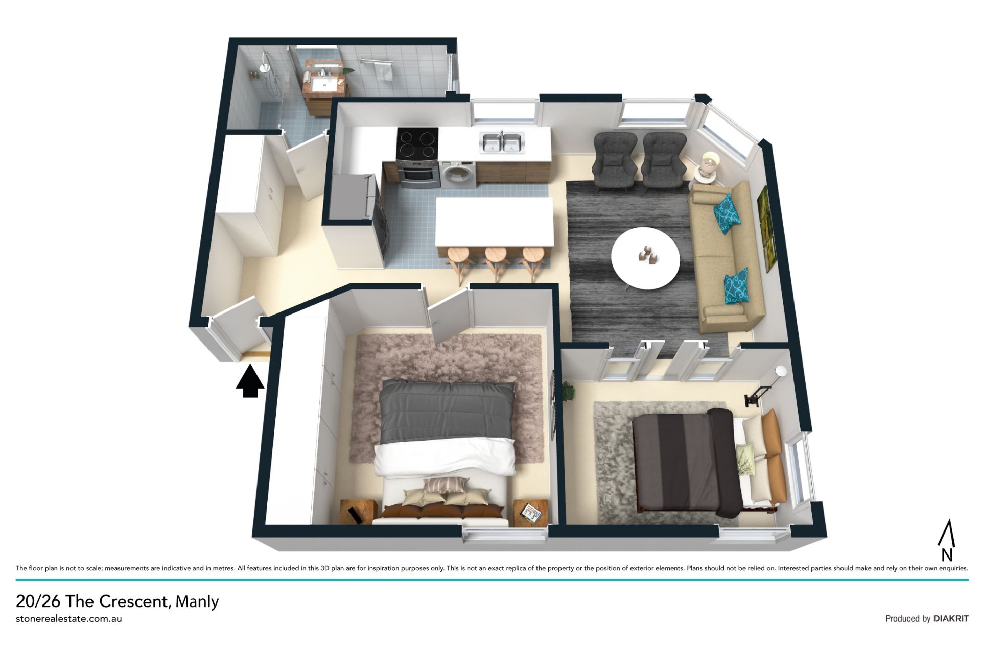Immaculate harbourside pad of convenience