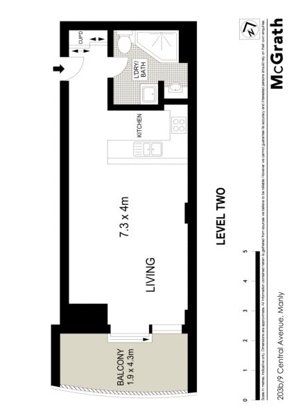 Modern studio apartment in the heart of Manly