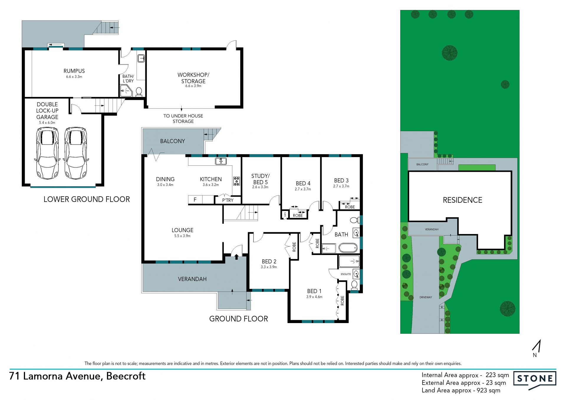 Fully renovated family home with north facing rear land