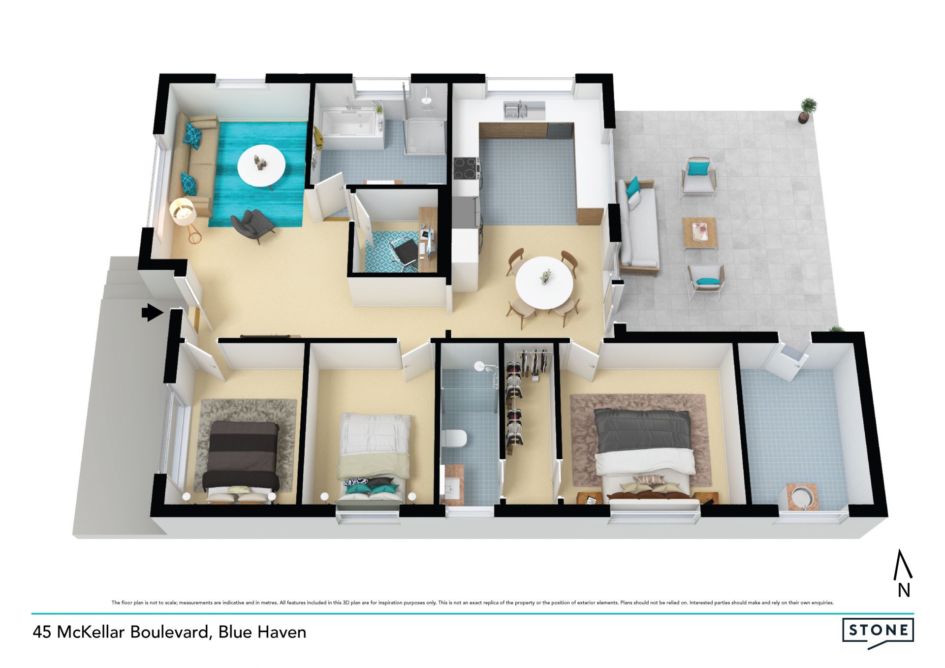 Renovated family home with side access