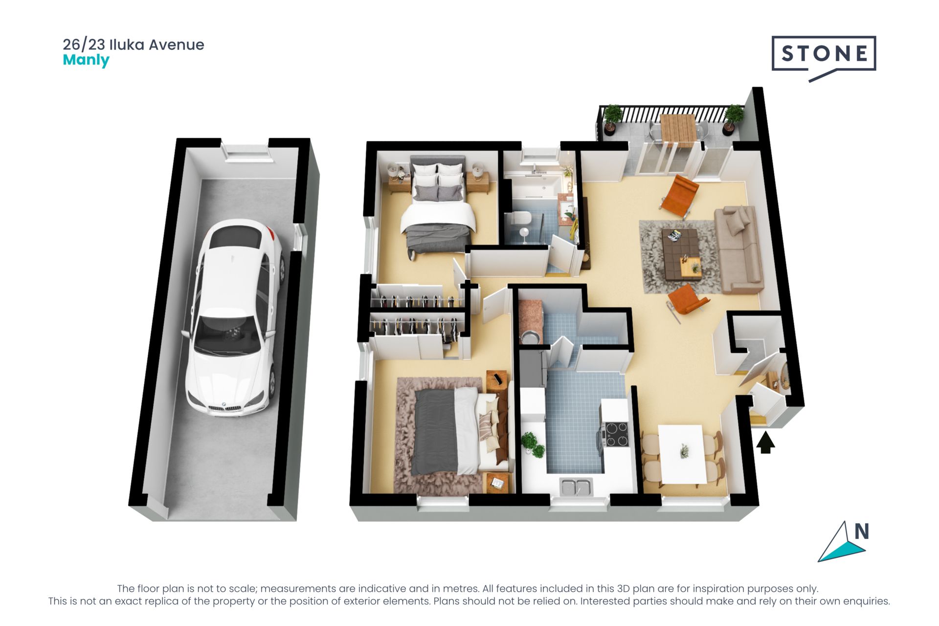 Exceptionally spacious and sunlit
