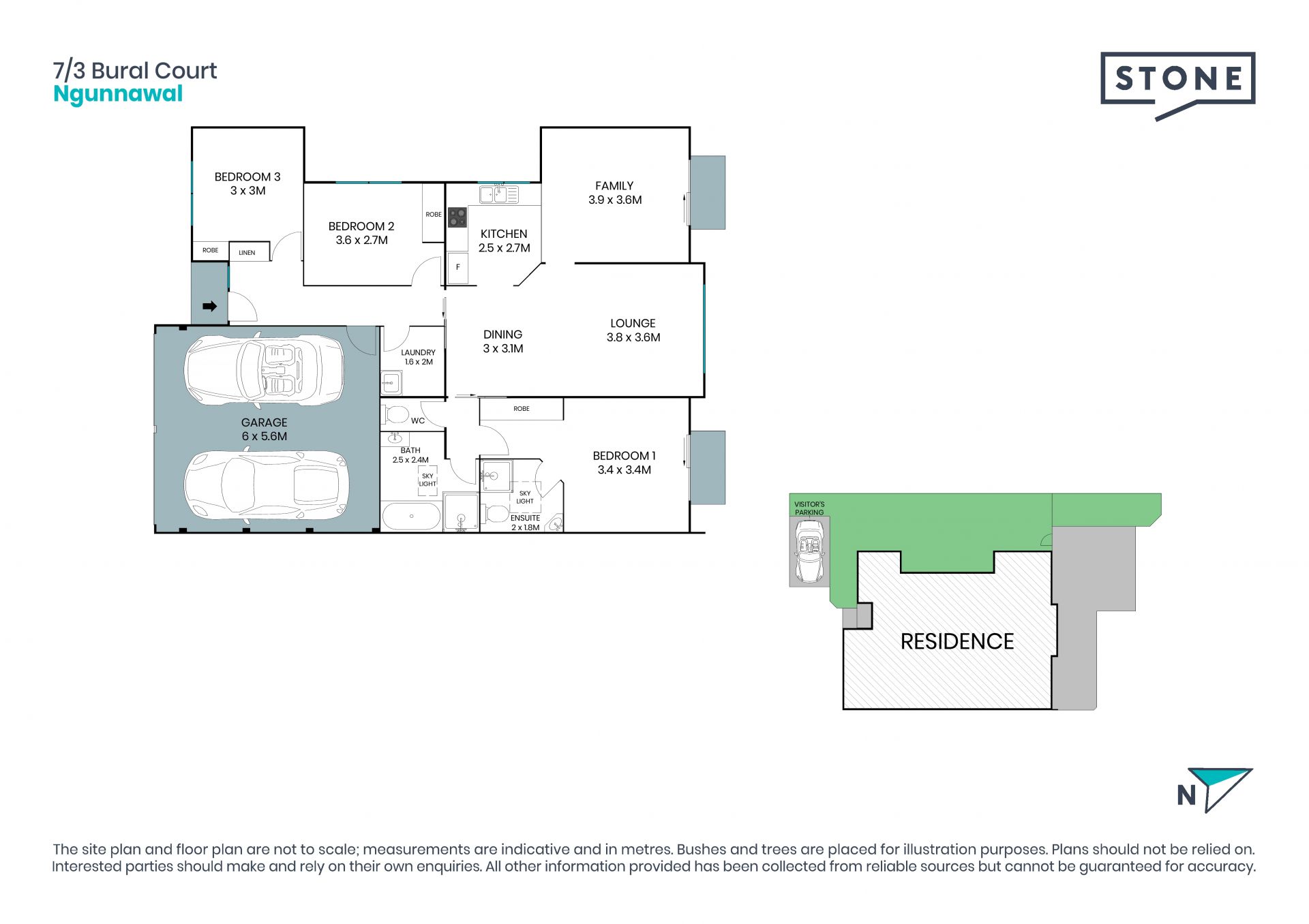 Spacious 3 bed, ensuite, double garage in Ngunnawal
