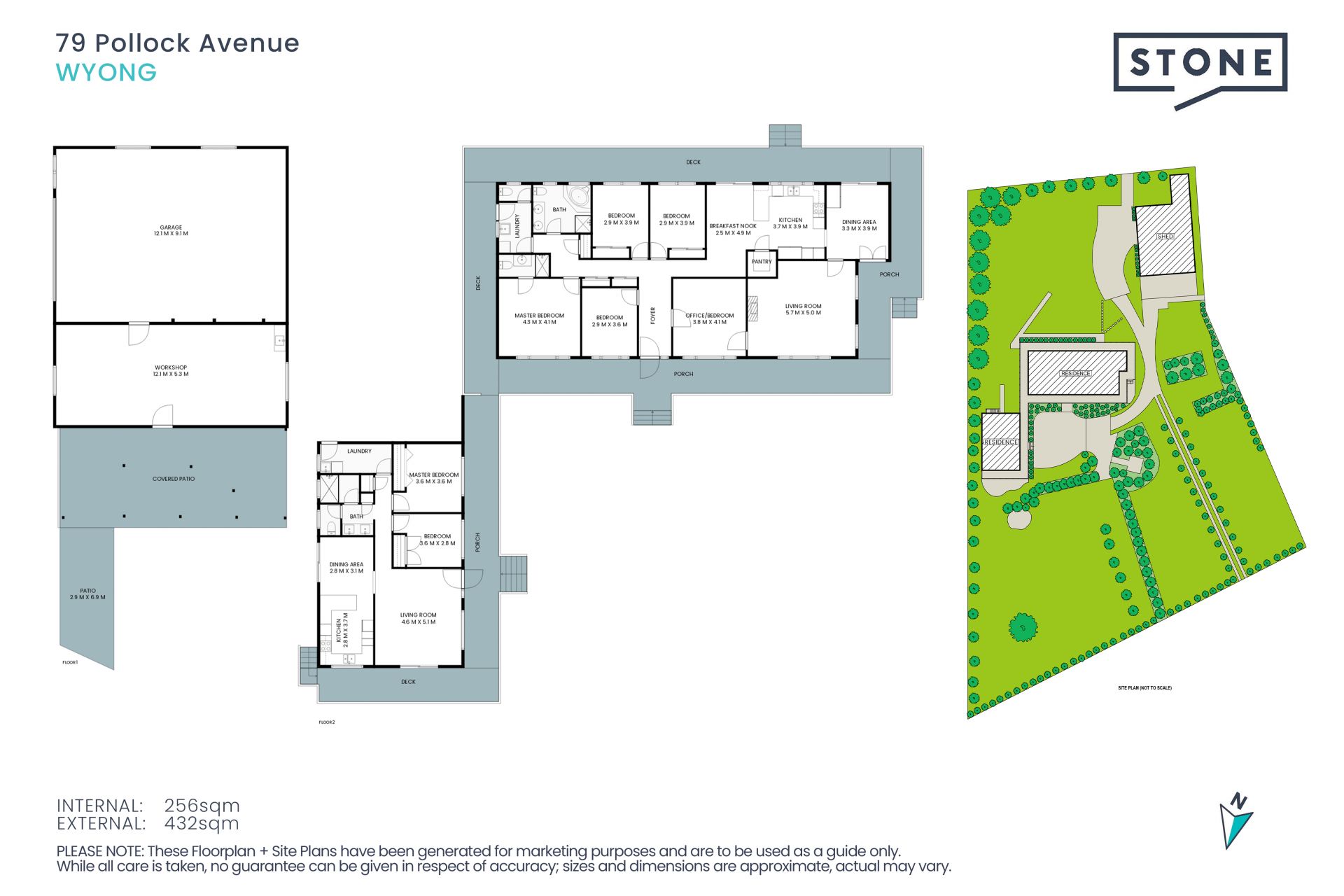 Dual Accommodation Estate on 1.49 Acres