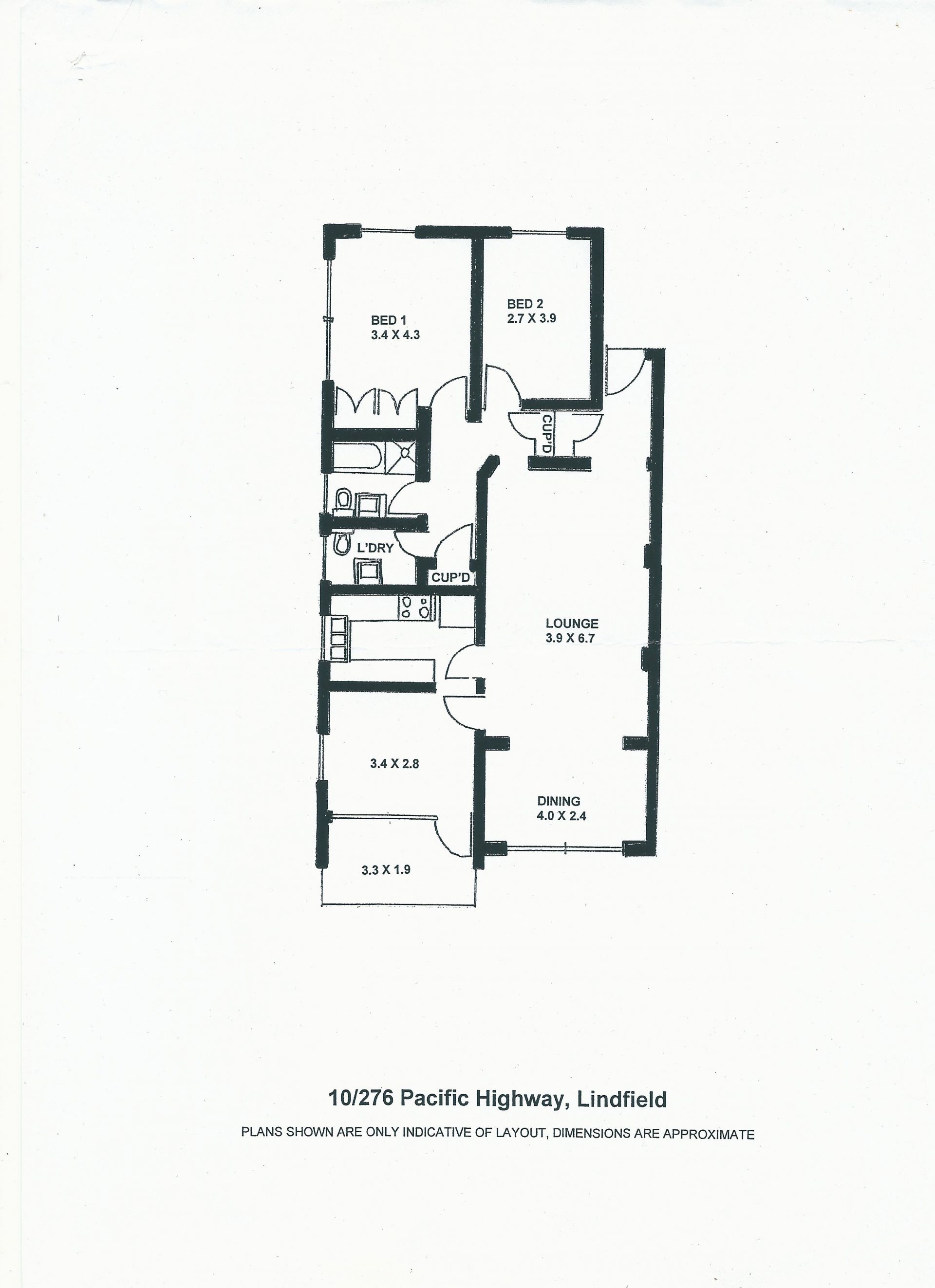 Light filled spacious unit in ultra convenient location
